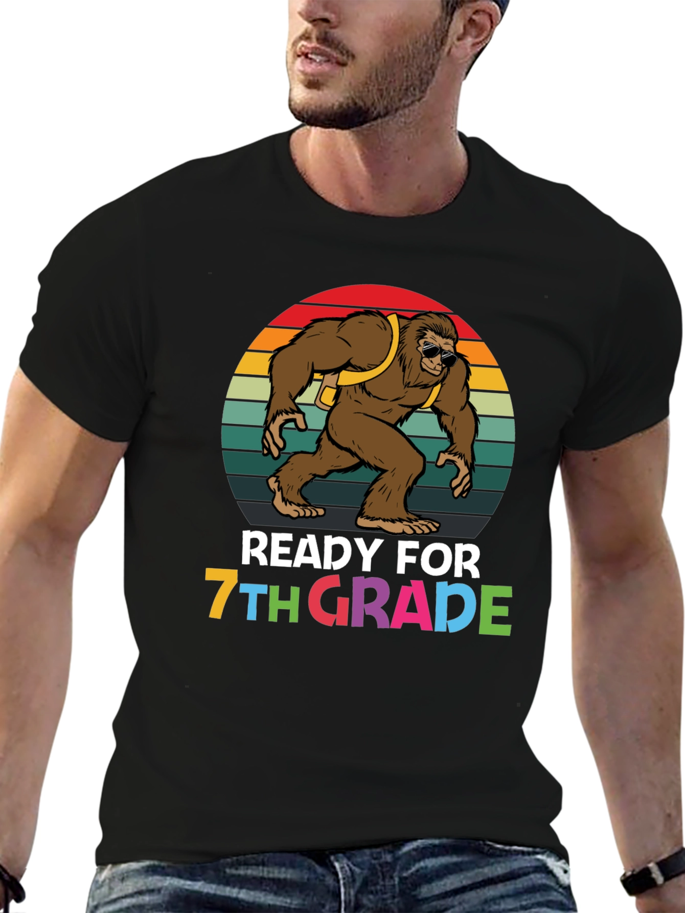 Ready for 7th Grade Bigfoot T-Shirt