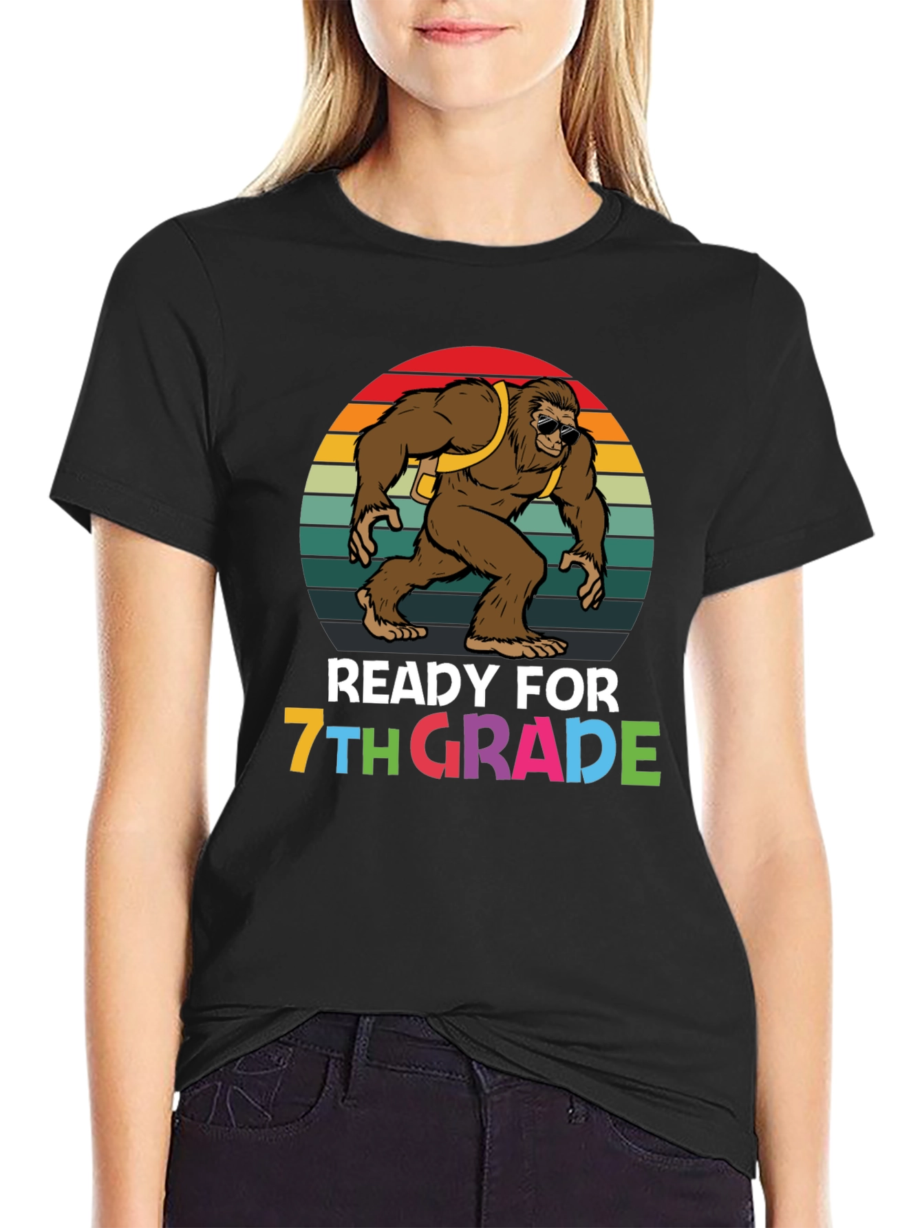 Ready for 7th Grade Bigfoot T-Shirt