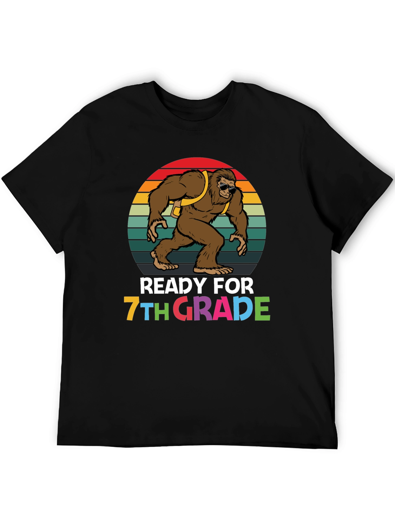 Ready for 7th Grade Bigfoot T-Shirt