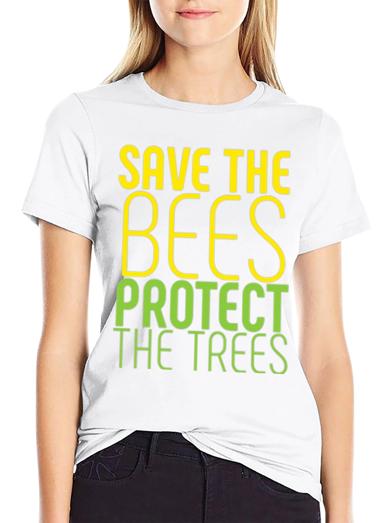 Save the Bees Protect the Trees Graphic Tee