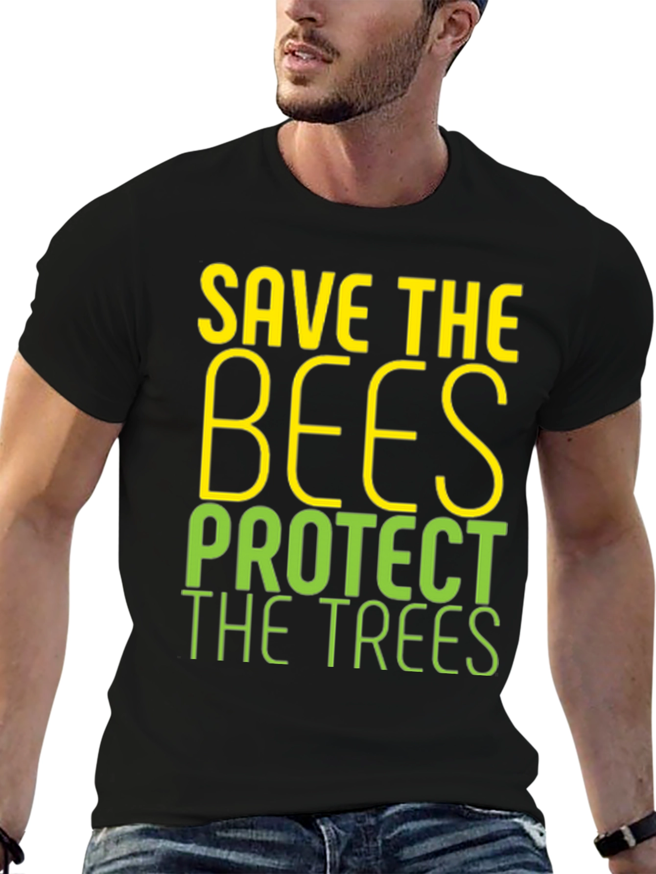 Save the Bees Protect the Trees Graphic Tee