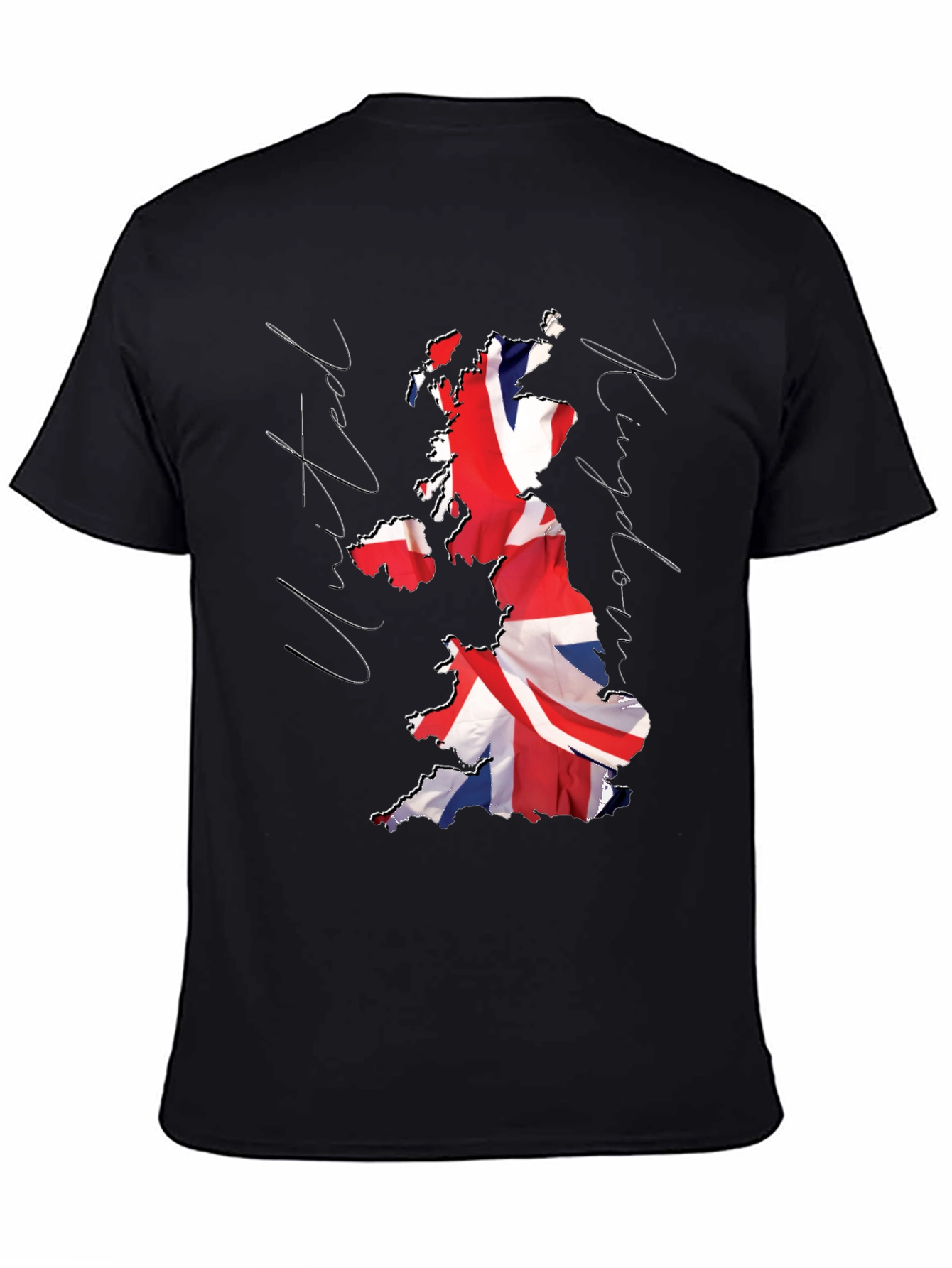 Union Jack Map T-Shirt - United Kingdom Pride