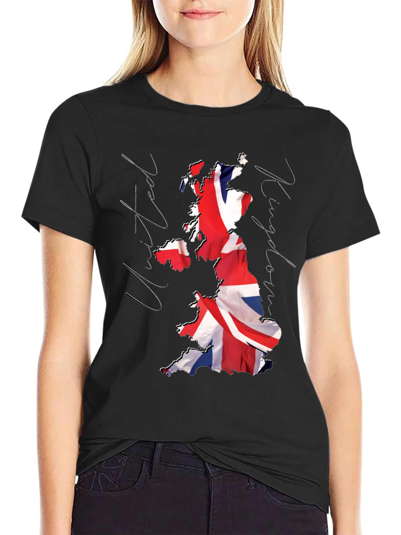 Union Jack Map T-Shirt - United Kingdom Pride