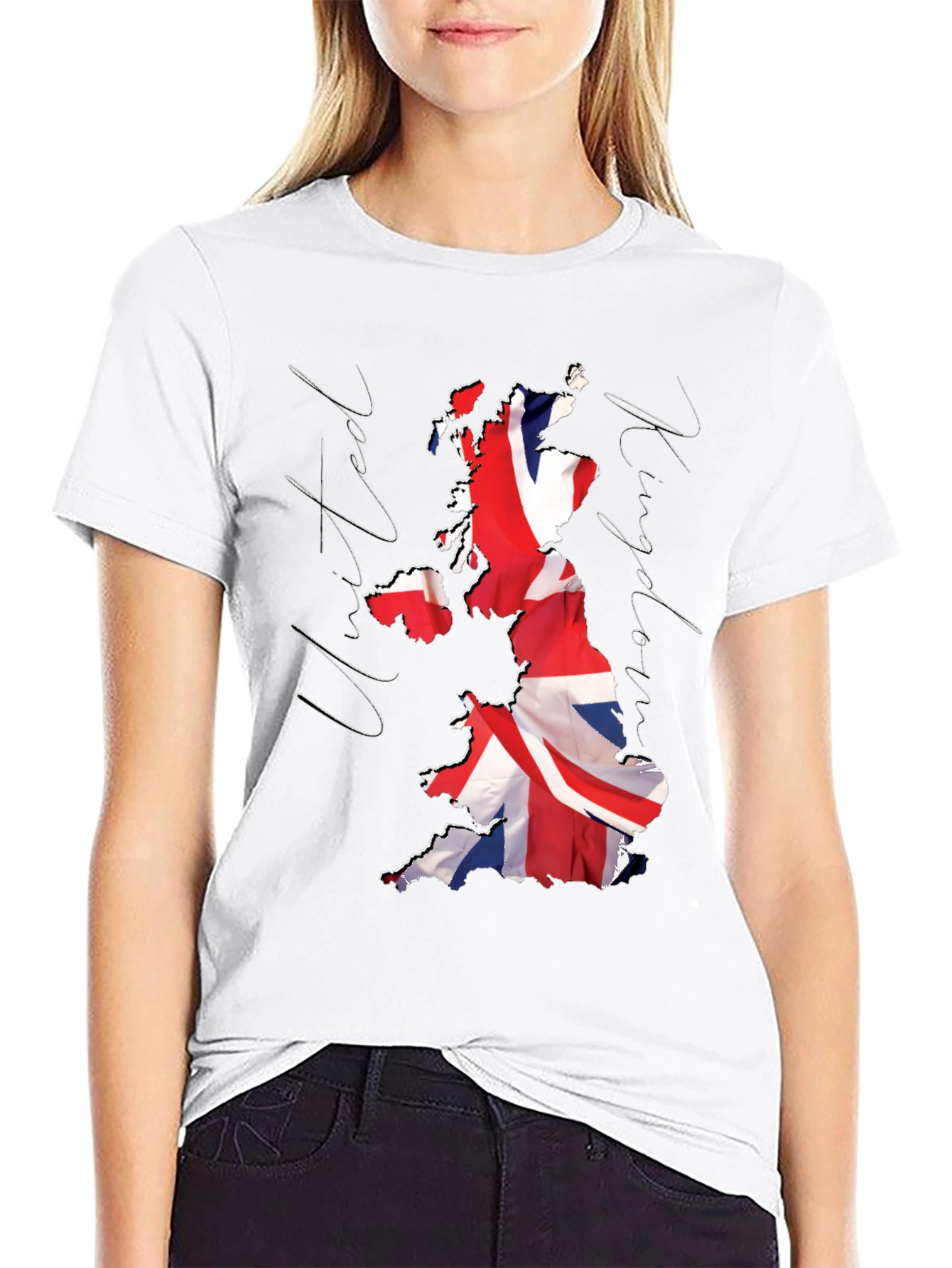 Union Jack Map T-Shirt - United Kingdom Pride