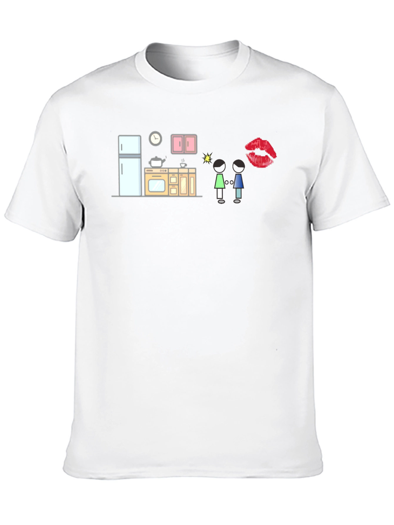Quirky Kitchen Graphic Tee - Black