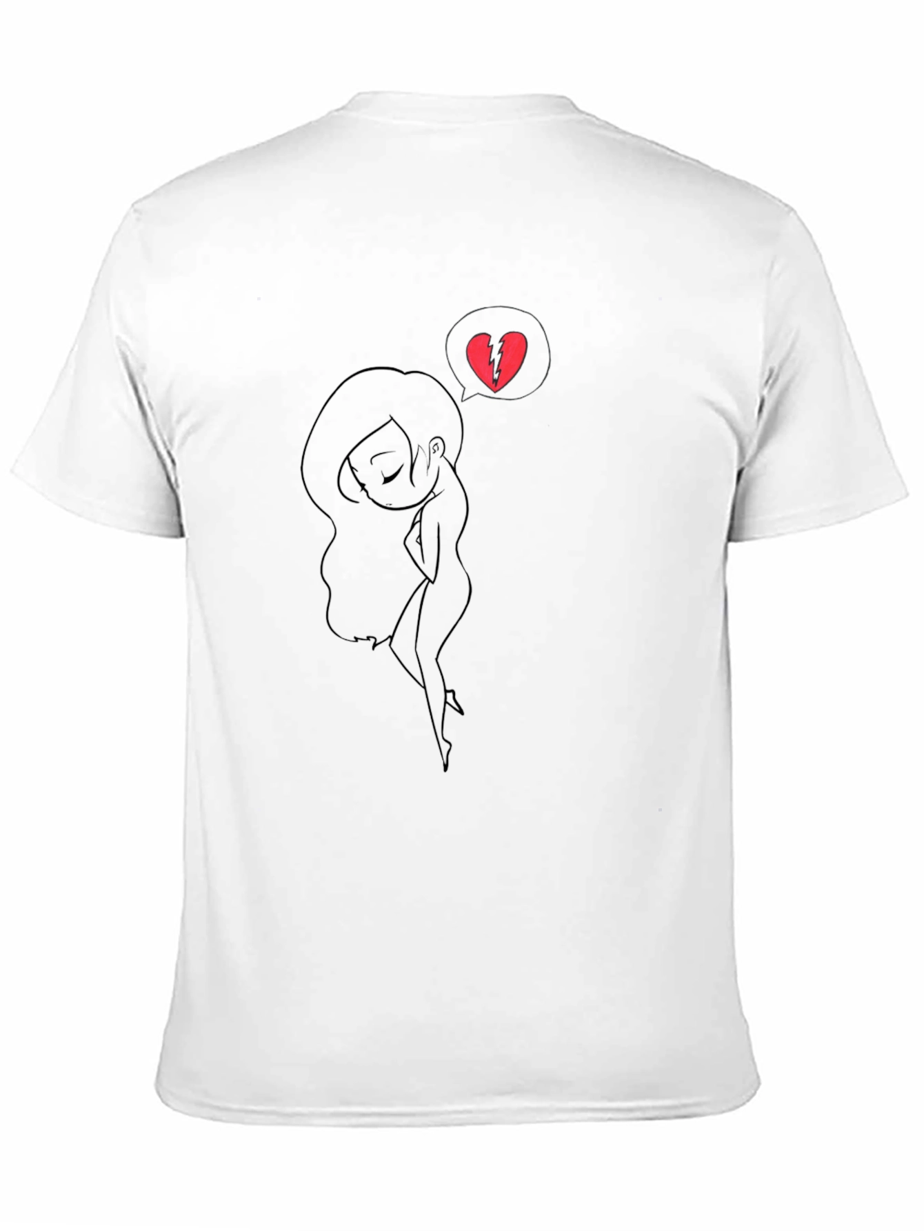 Broken Heart Silhouette T-Shirt