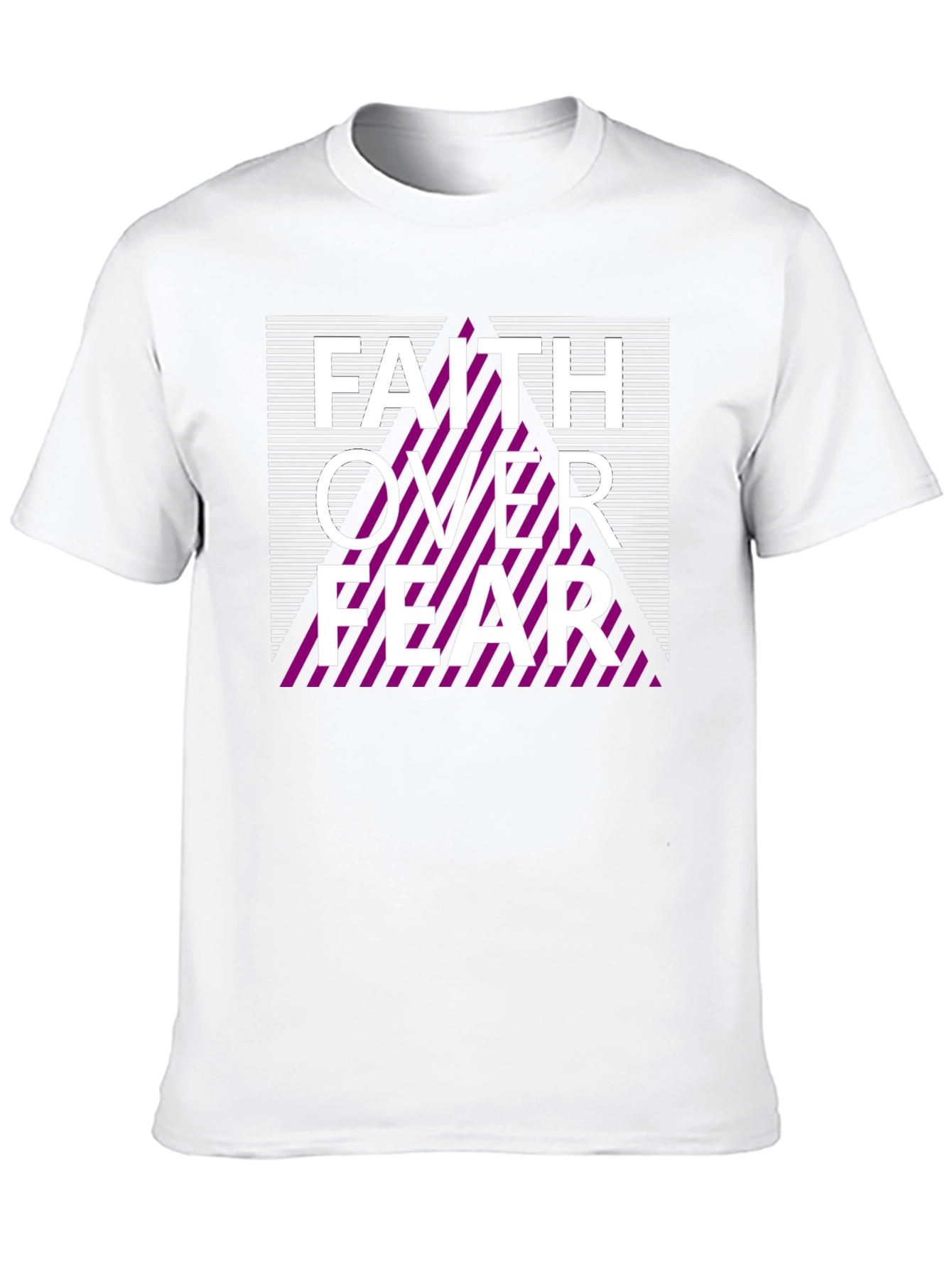 Faith Over Fear Graphic Tee - Stylish Black Shirt
