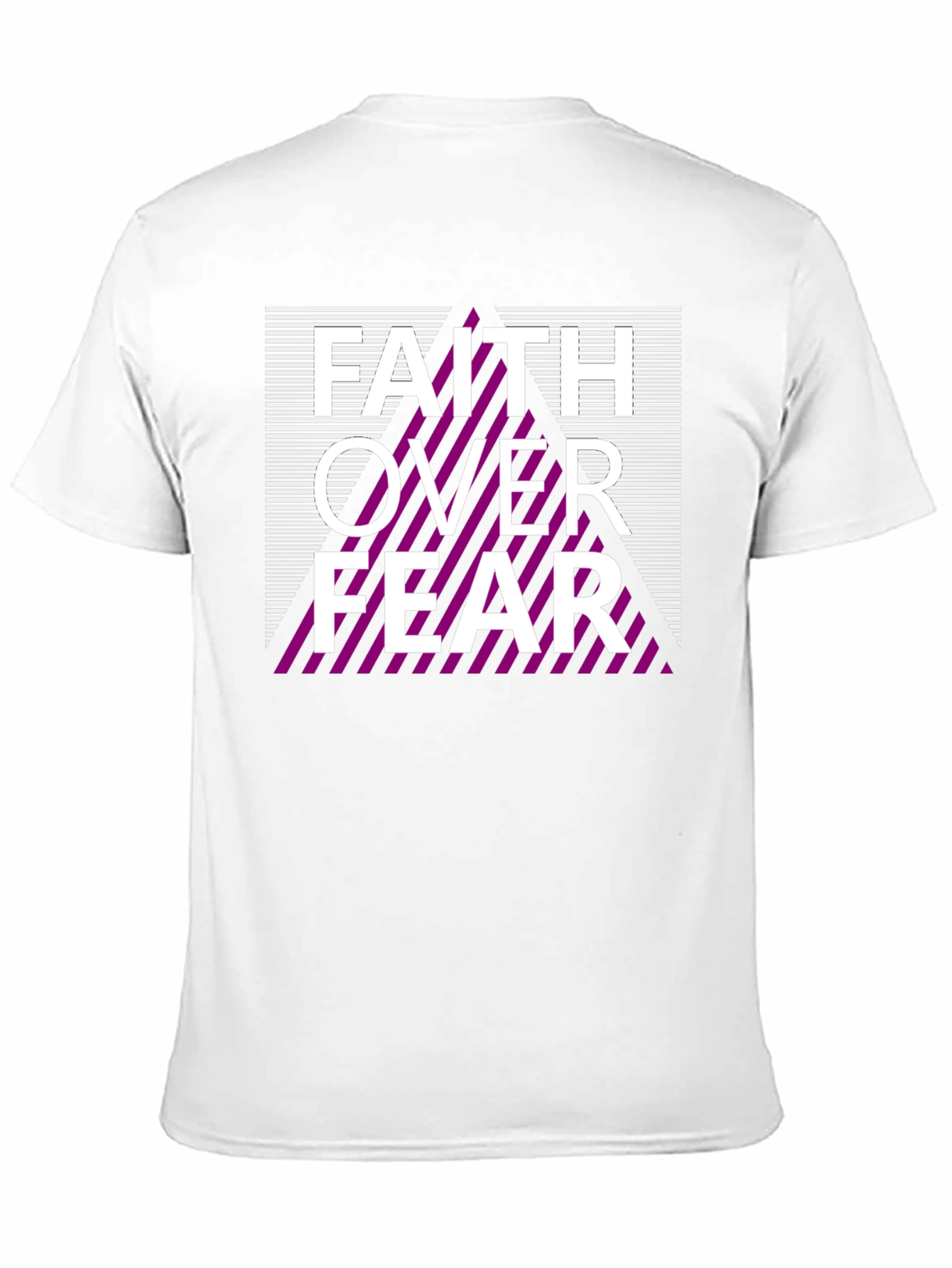 Faith Over Fear Graphic Tee - Stylish Black Shirt