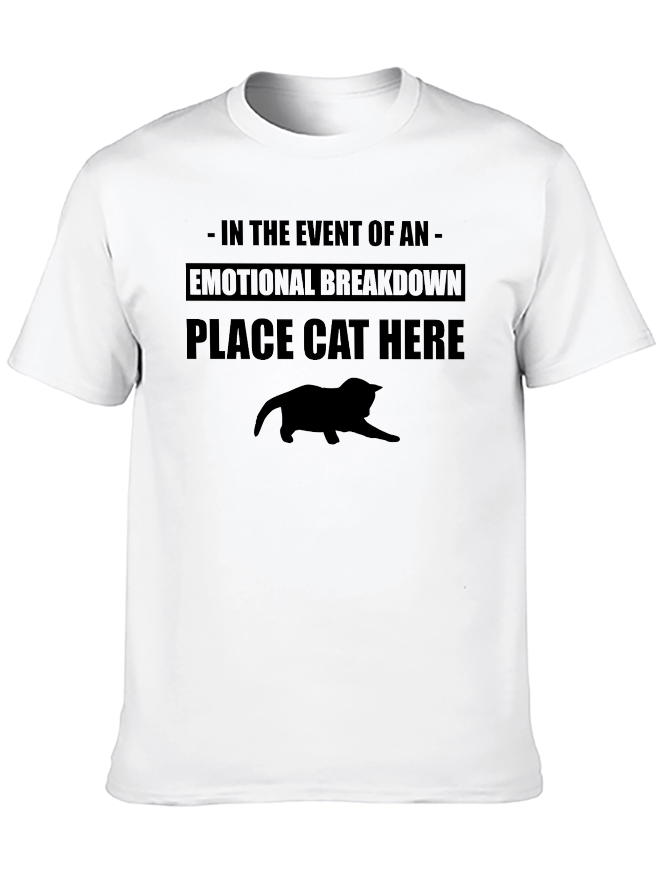 Emotional Support Cat Graphic Tee