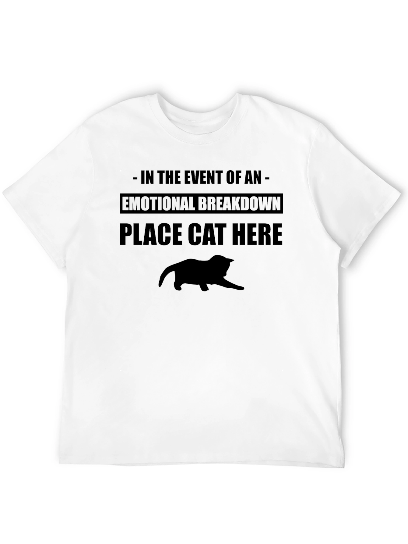 Emotional Support Cat Graphic Tee