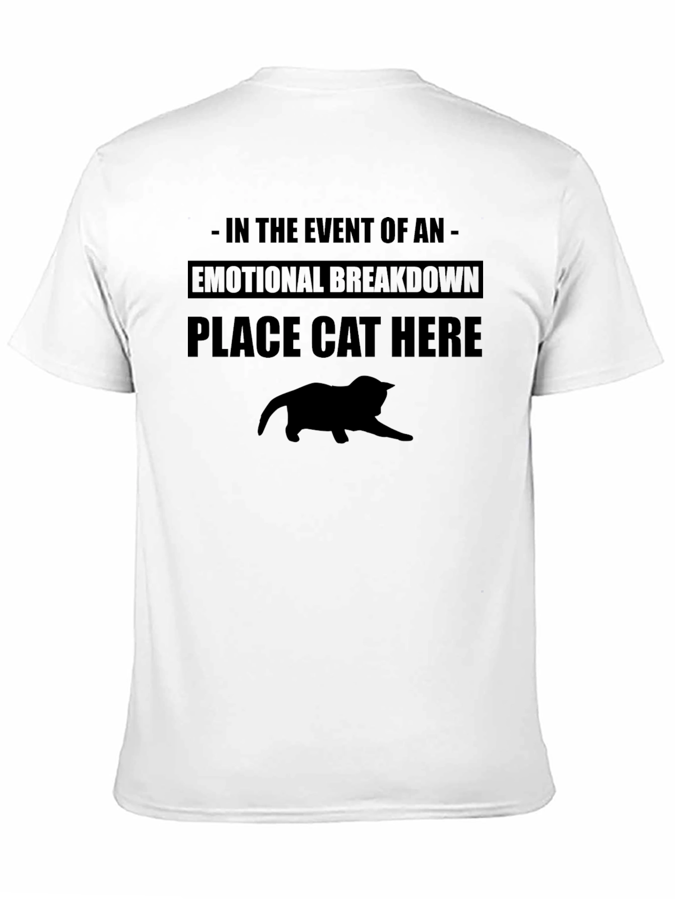 Emotional Support Cat Graphic Tee