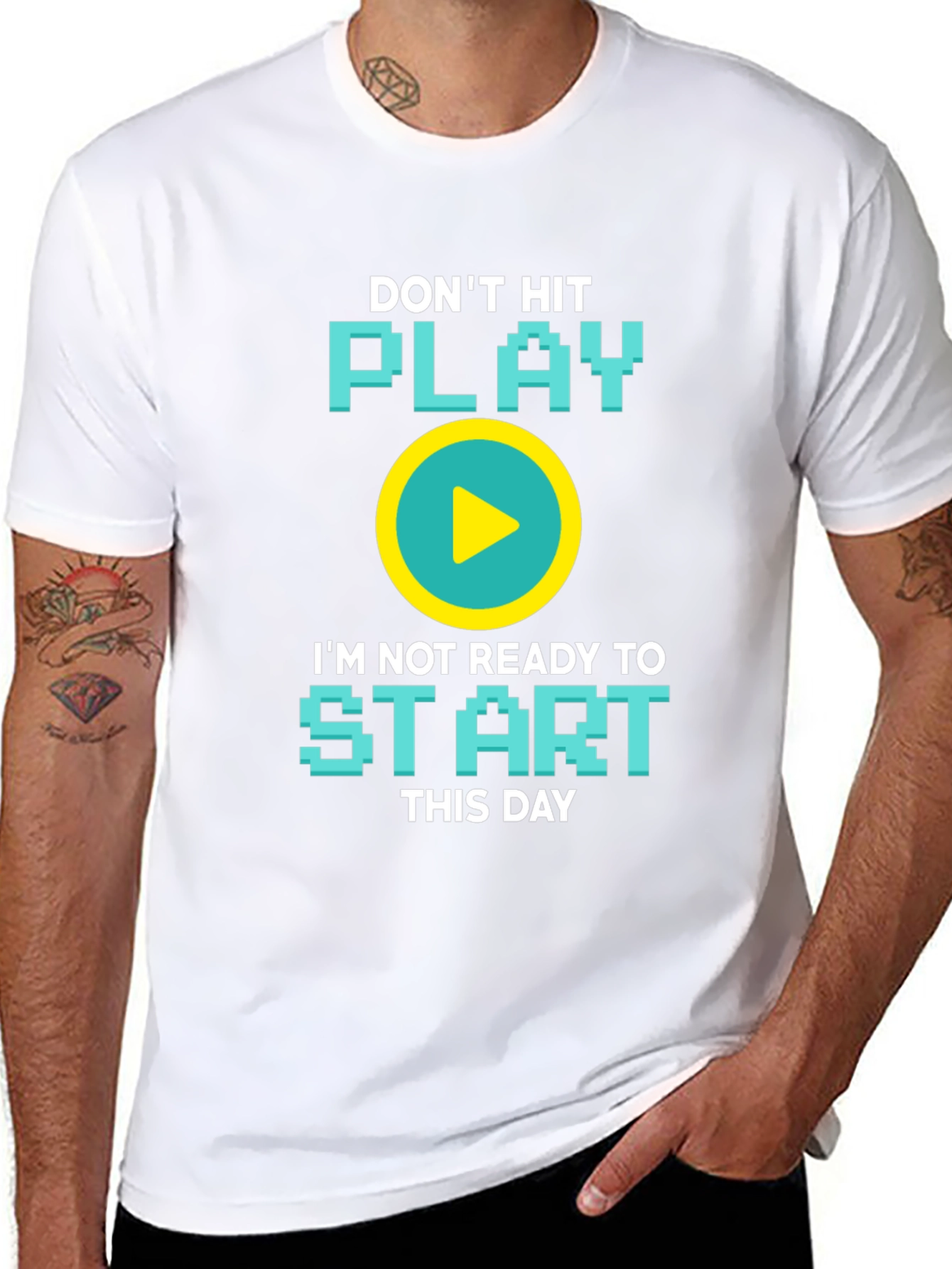 Dont Hit Play T-Shirt - Gamer Graphic Tee