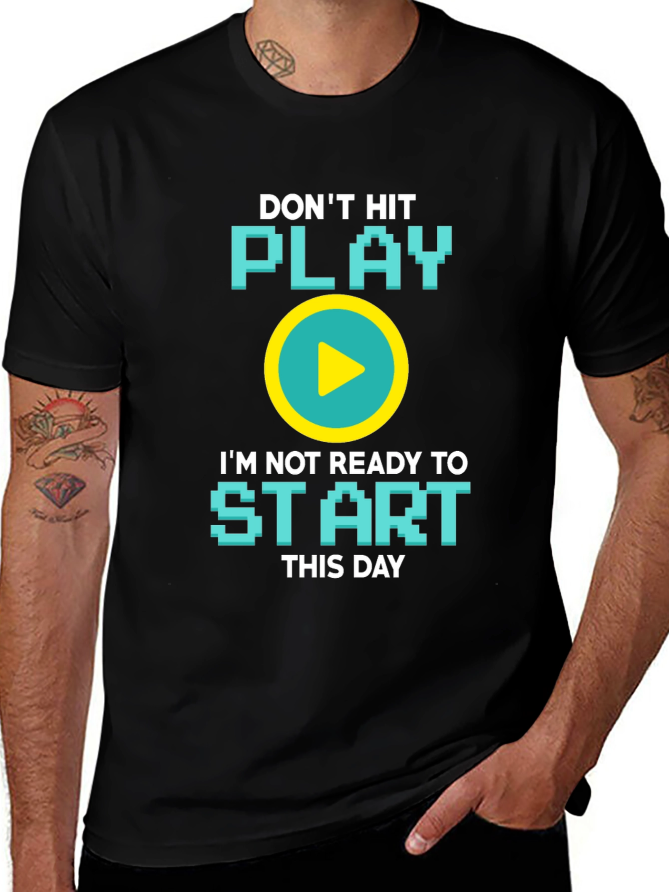 Dont Hit Play T-Shirt - Gamer Graphic Tee