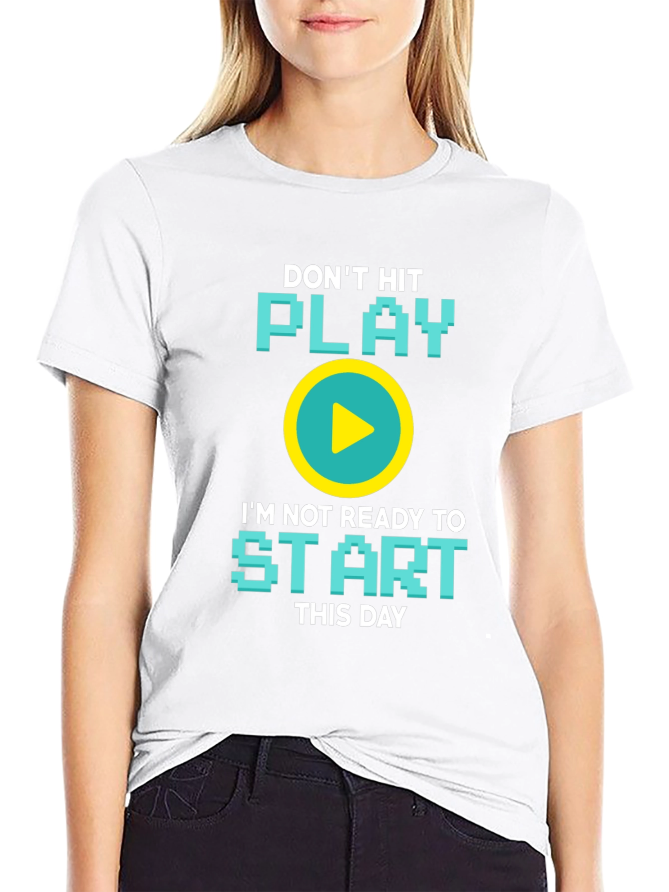 Dont Hit Play T-Shirt - Gamer Graphic Tee
