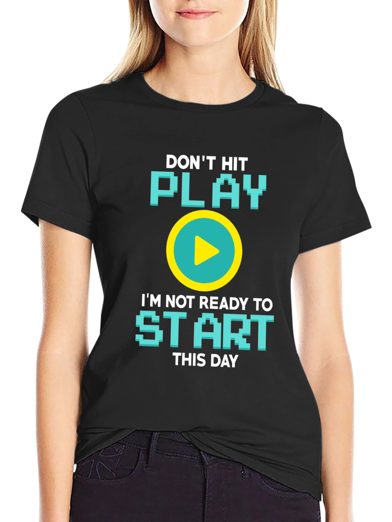 Dont Hit Play T-Shirt - Gamer Graphic Tee