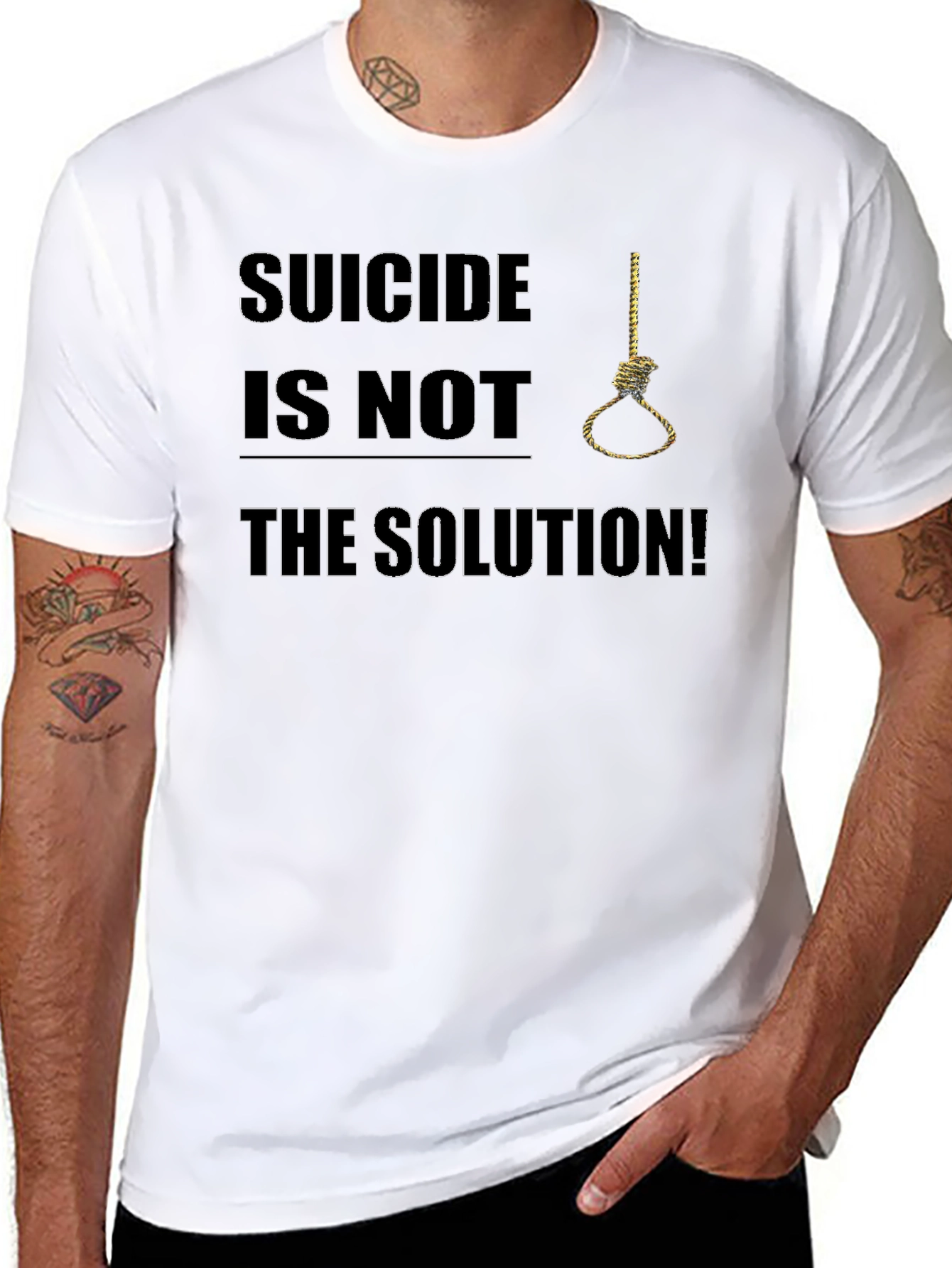 Suicide Prevention T-Shirt - The Solution!