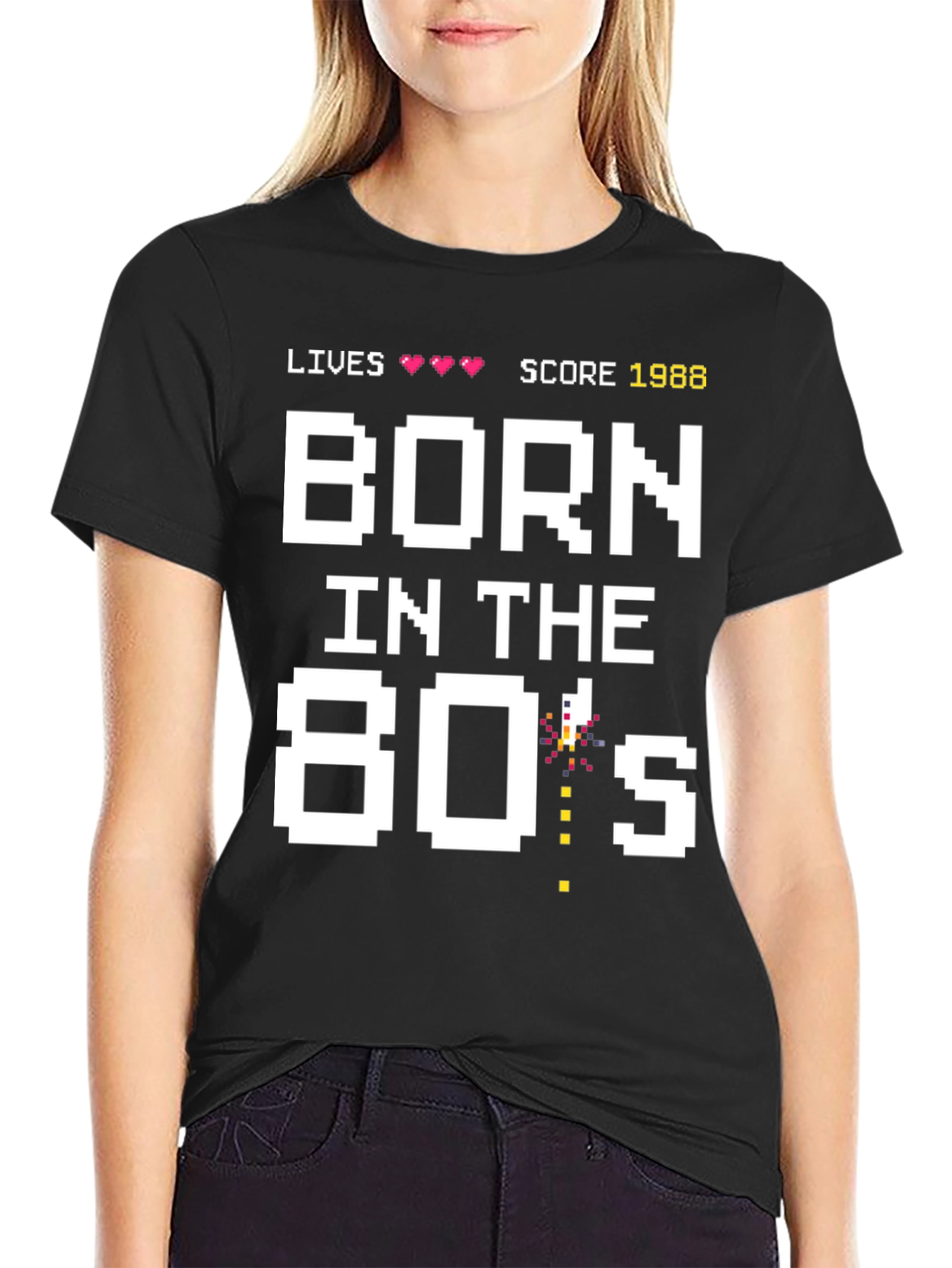 Born in the 80s T-Shirt Retro Gamer Style