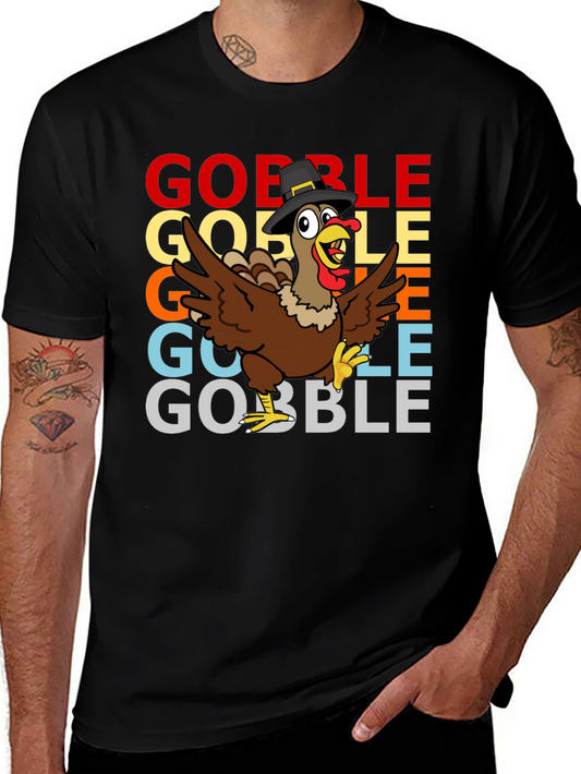 Funny Thanksgiving Turkey Gobble T-Shirt