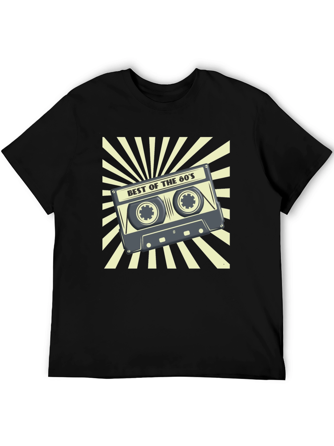 Retro 80s Cassette Tape Graphic T-Shirt