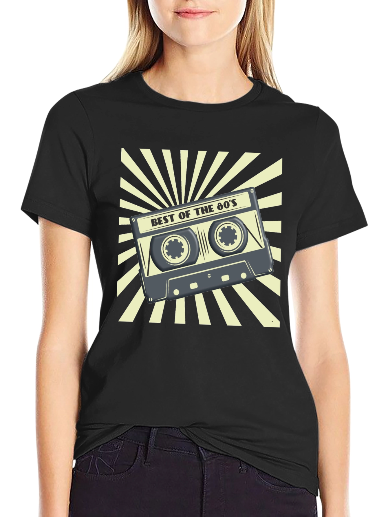 Retro 80s Cassette Tape Graphic T-Shirt