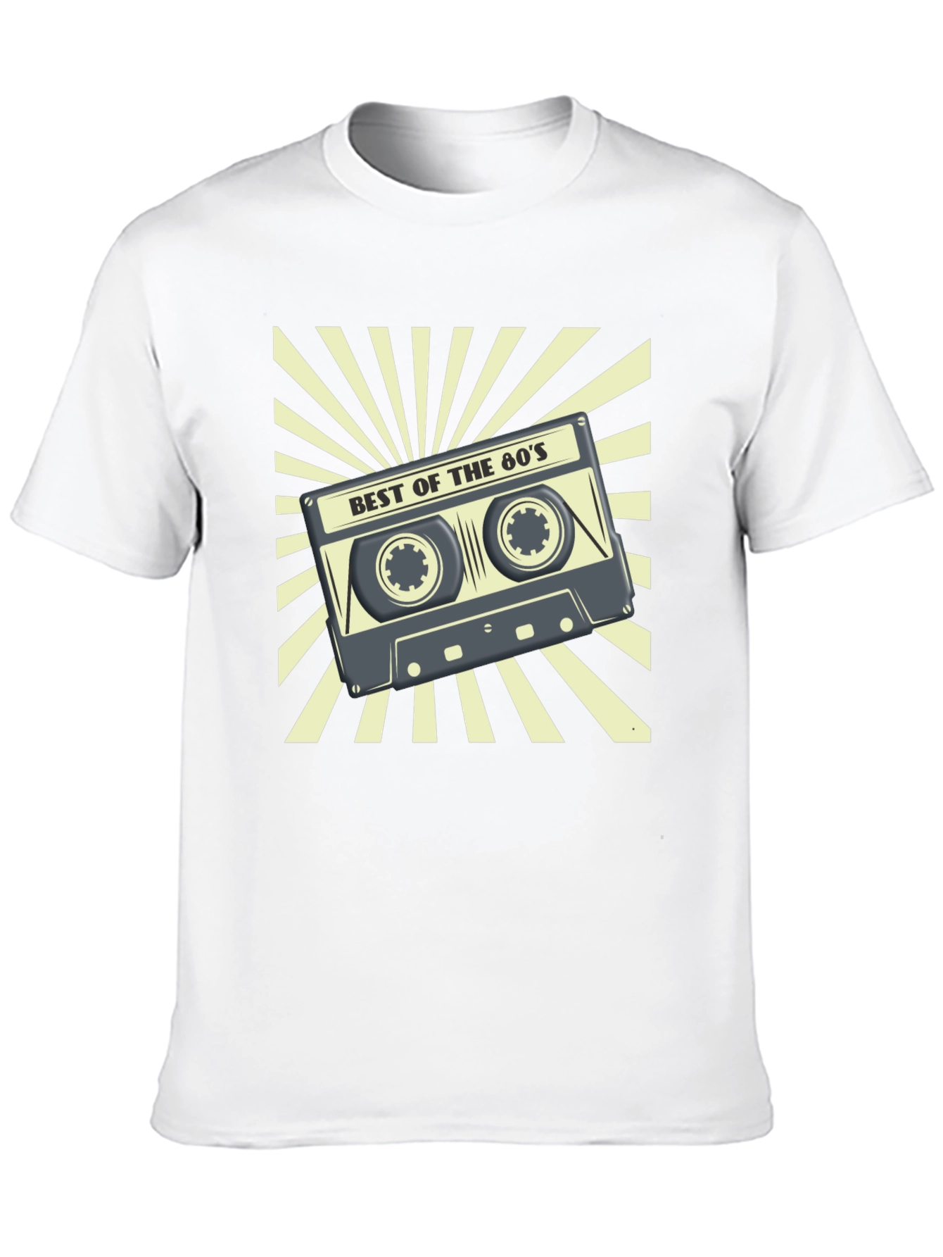 Retro 80s Cassette Tape Graphic T-Shirt