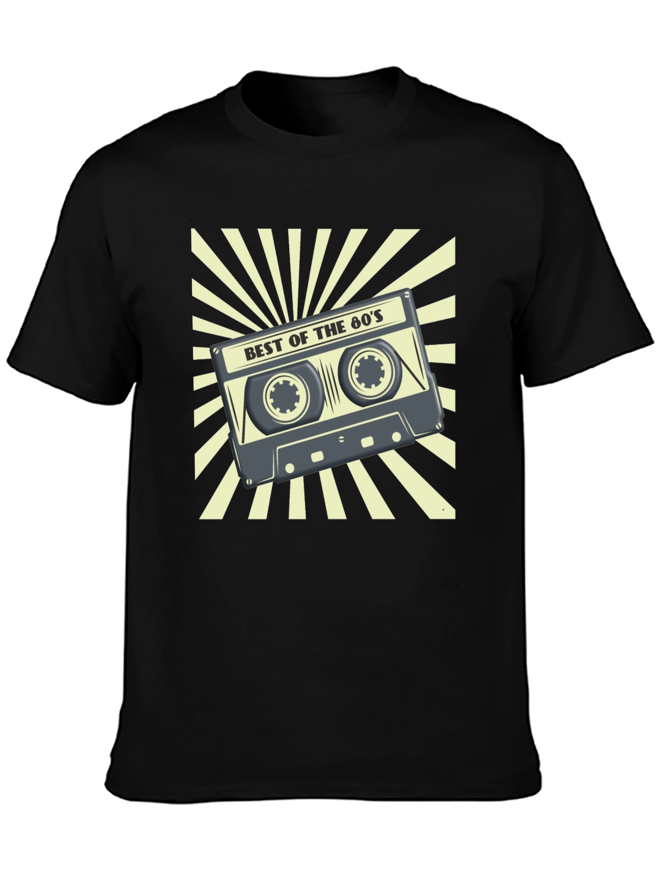 Retro 80s Cassette Tape Graphic T-Shirt