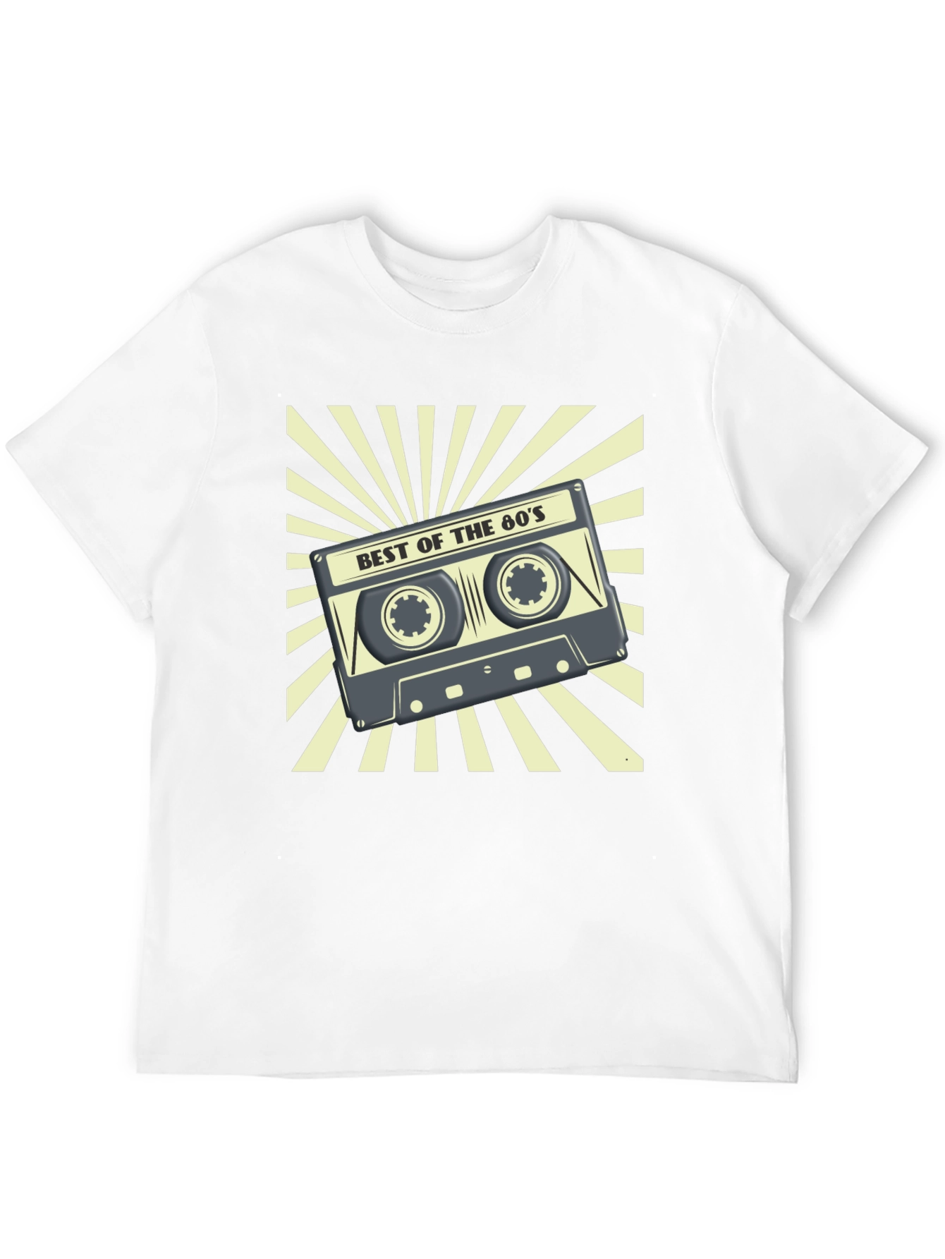 Retro 80s Cassette Tape Graphic T-Shirt