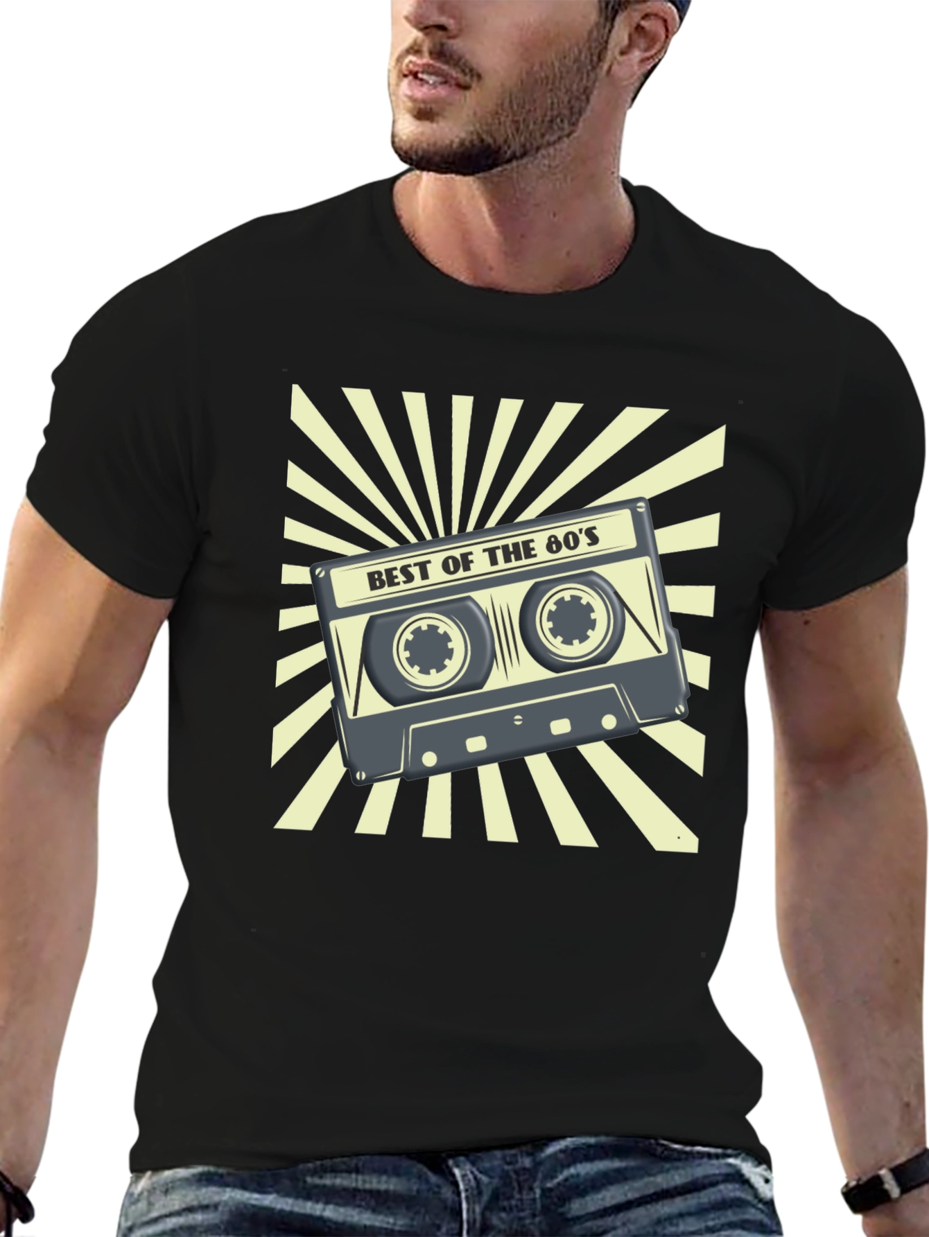 Retro 80s Cassette Tape Graphic T-Shirt