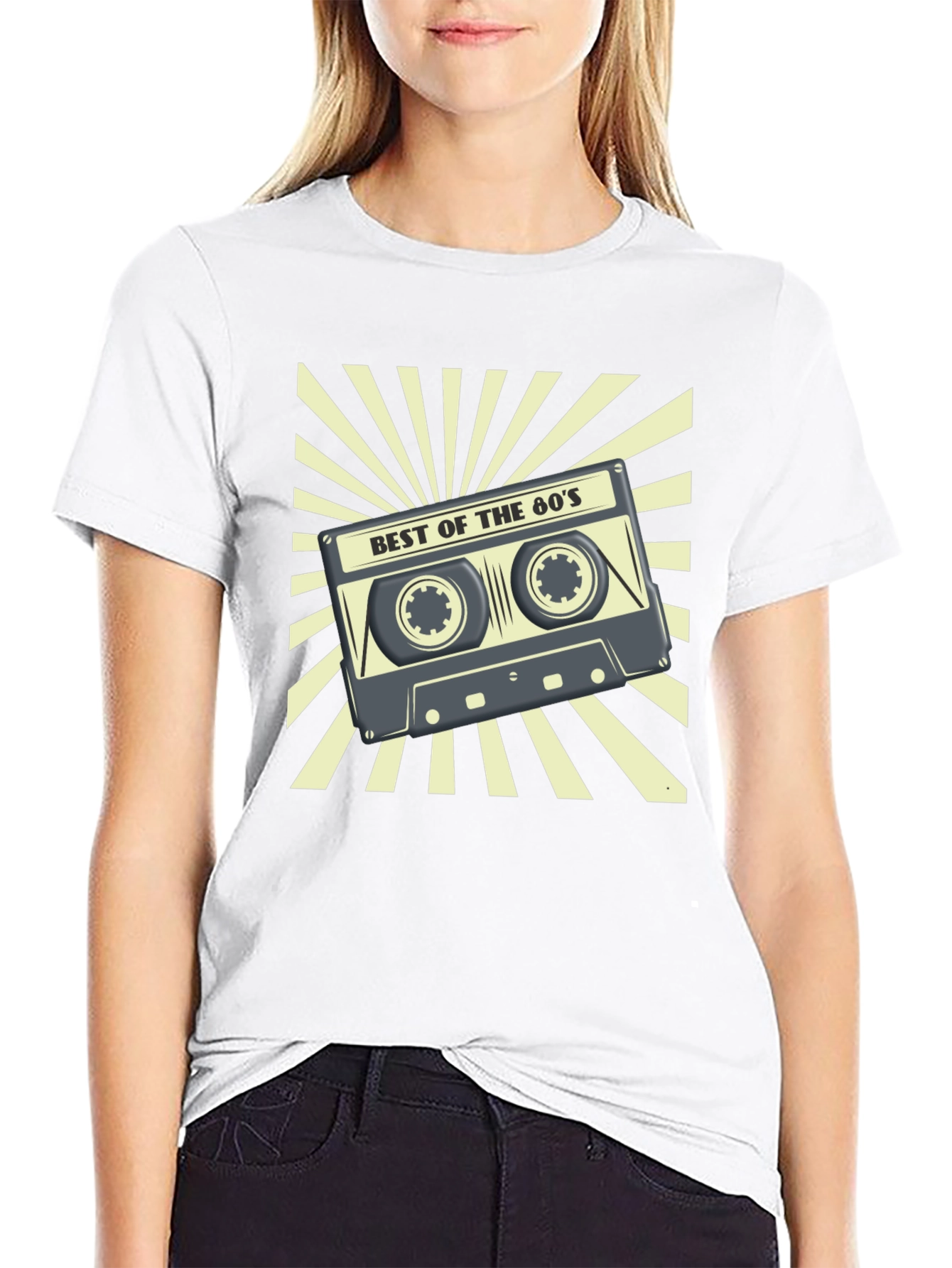 Retro 80s Cassette Tape Graphic T-Shirt