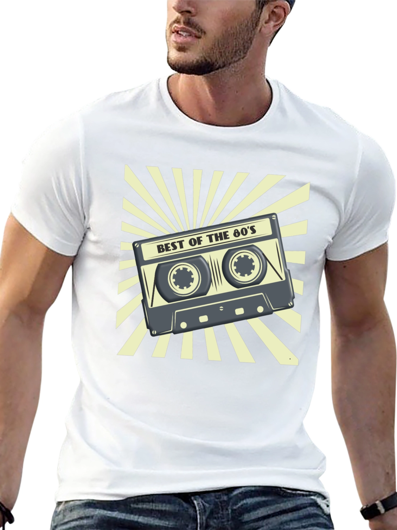 Retro 80s Cassette Tape Graphic T-Shirt