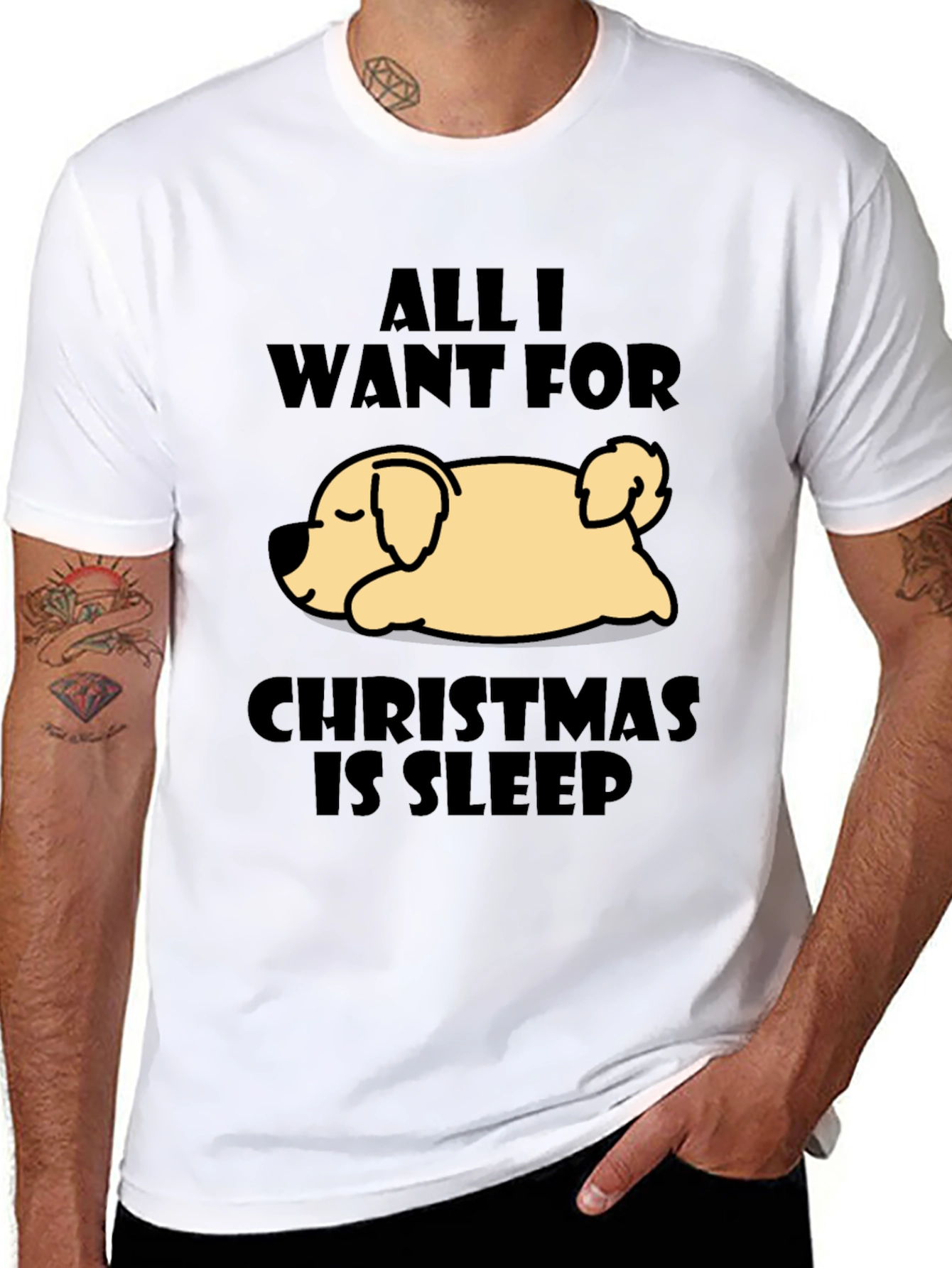 All I Want For Christmas Is Sleep T-Shirt
