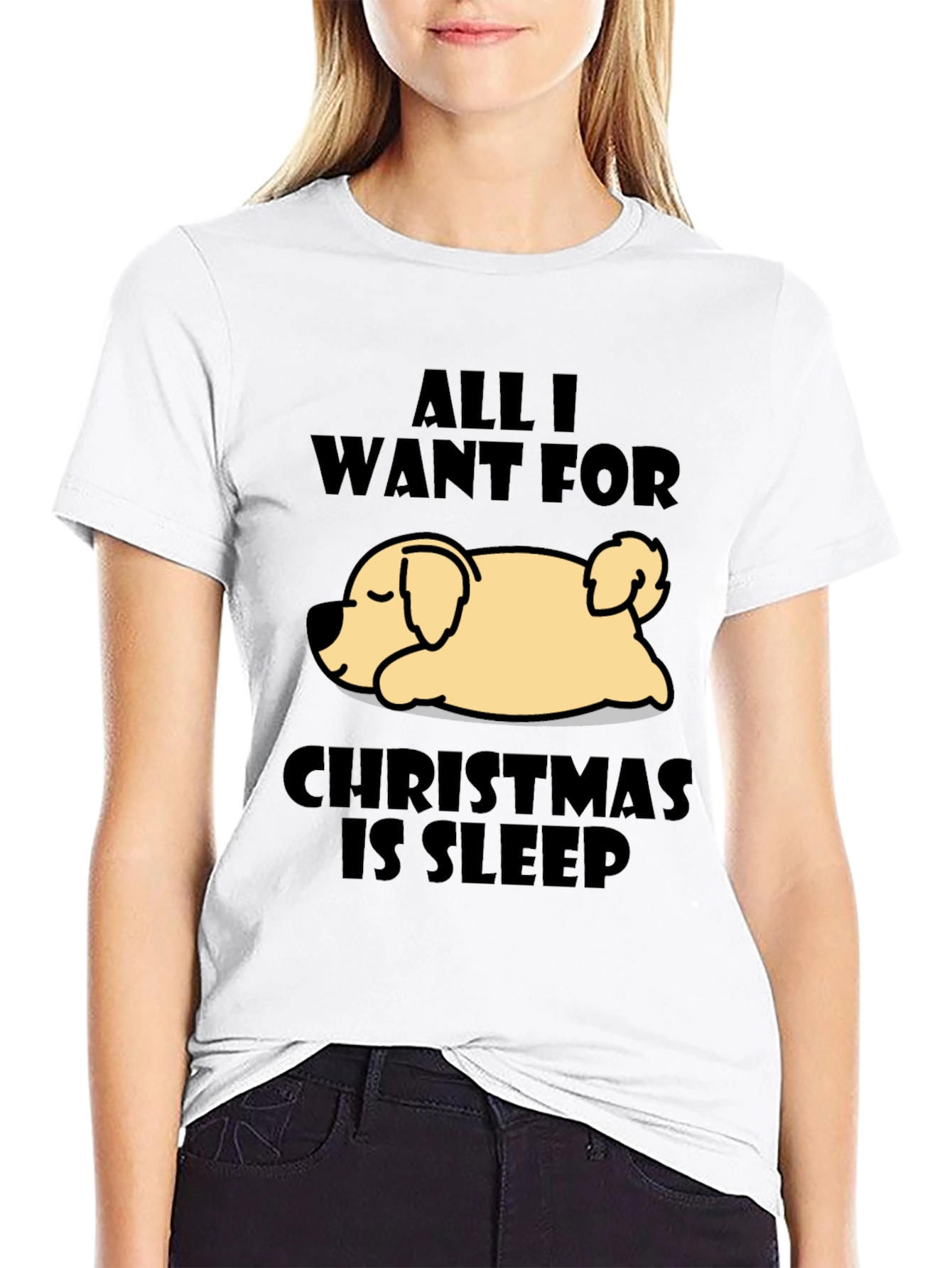 All I Want For Christmas Is Sleep T-Shirt