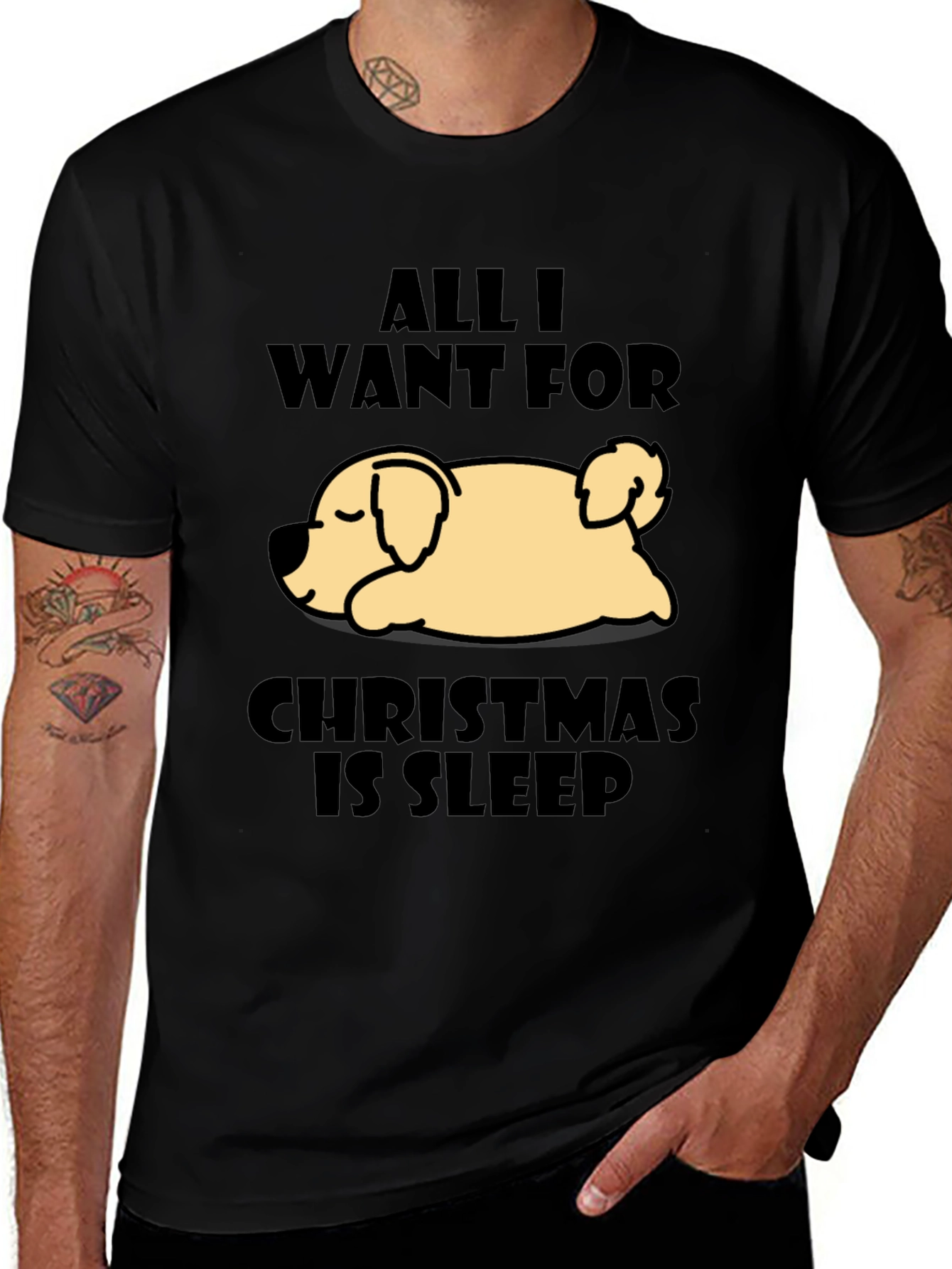 All I Want For Christmas Is Sleep T-Shirt