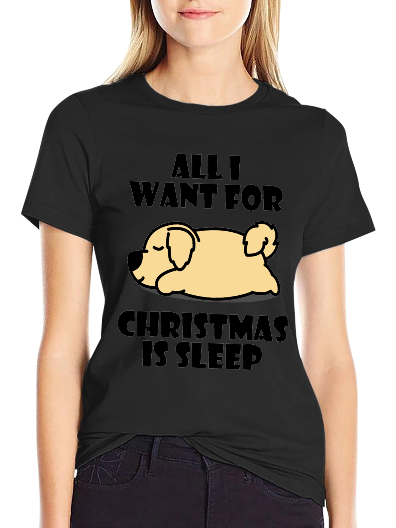 All I Want For Christmas Is Sleep T-Shirt