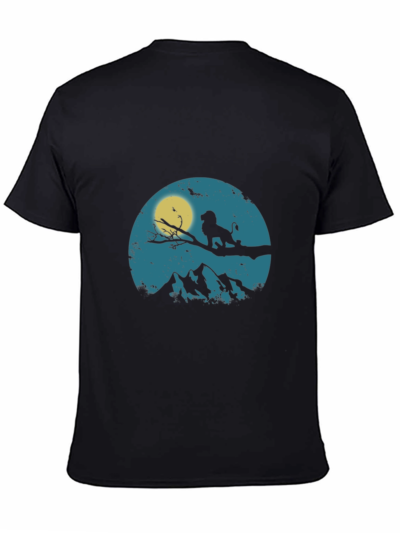 Lion King Silhouette Graphic T-Shirt
