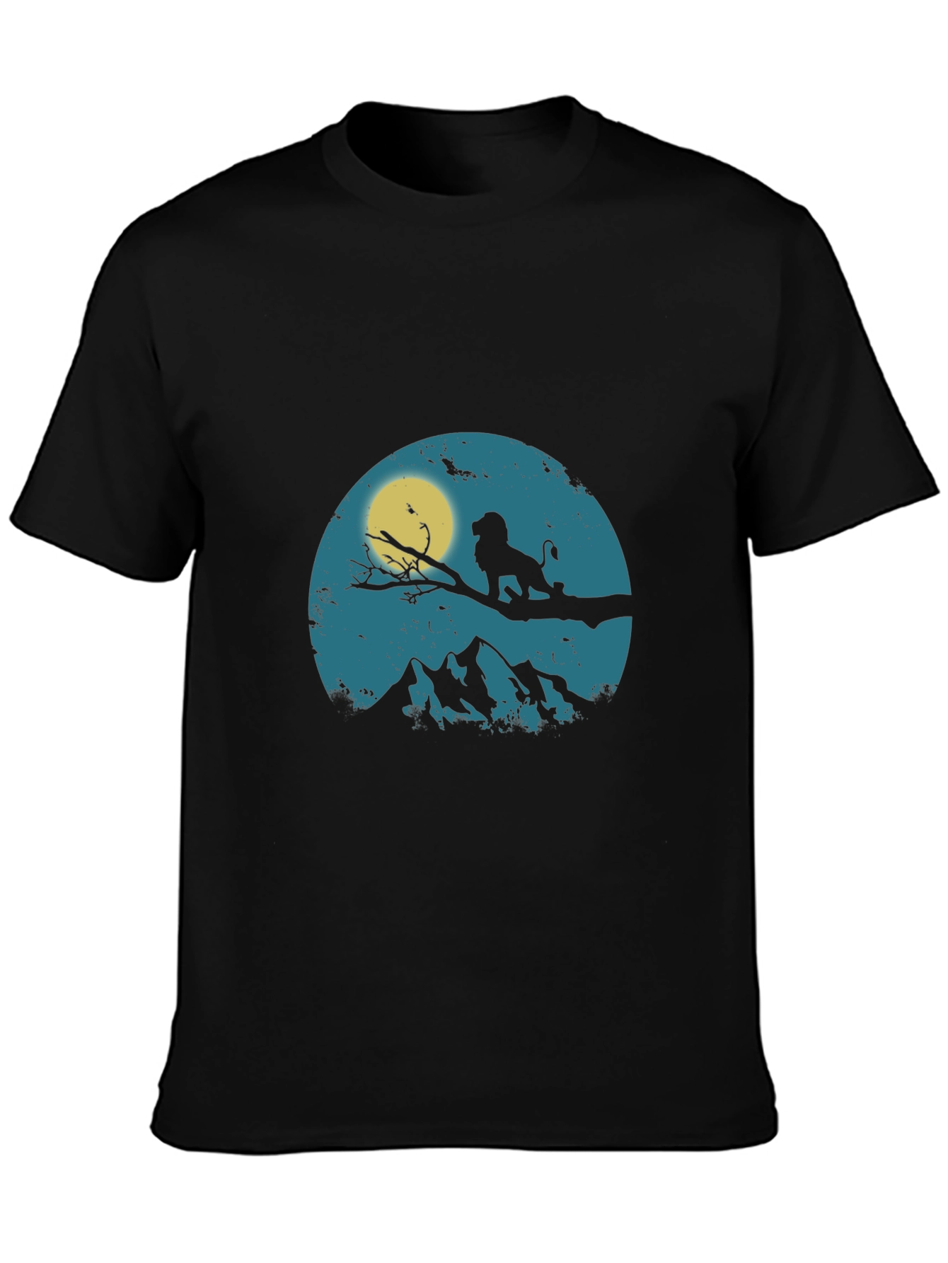 Lion King Silhouette Graphic T-Shirt