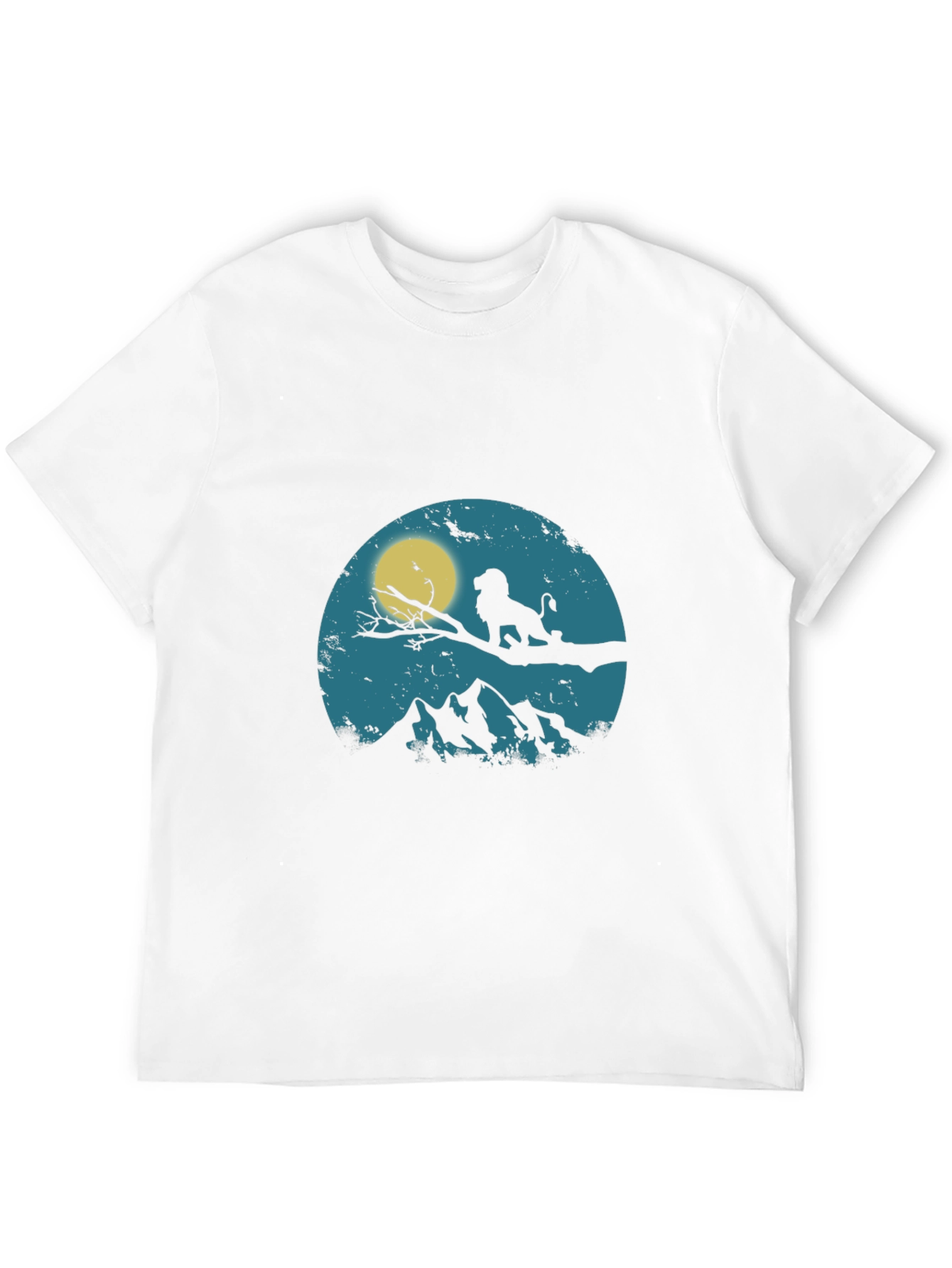 Lion King Silhouette Graphic T-Shirt
