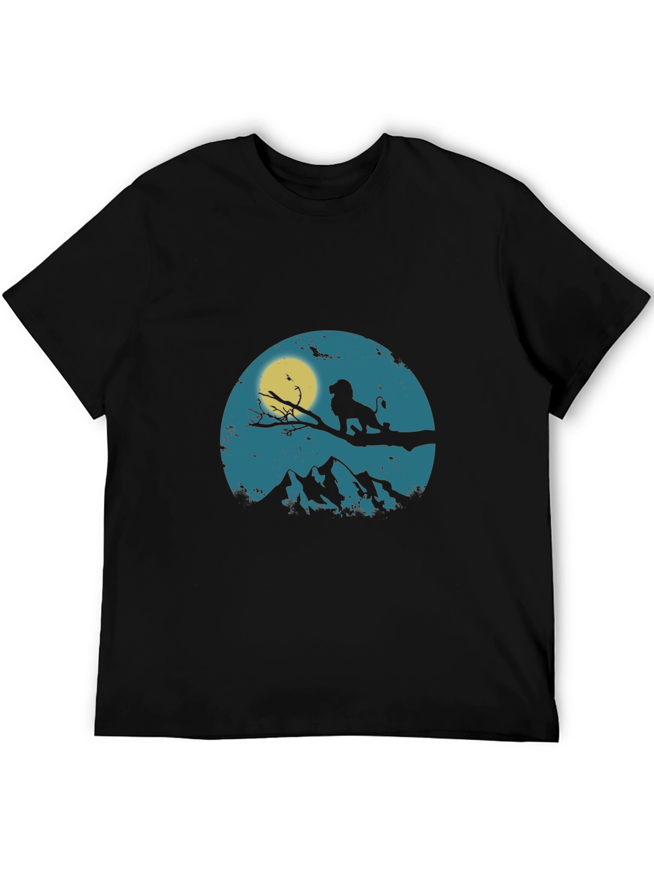 Lion King Silhouette Graphic T-Shirt