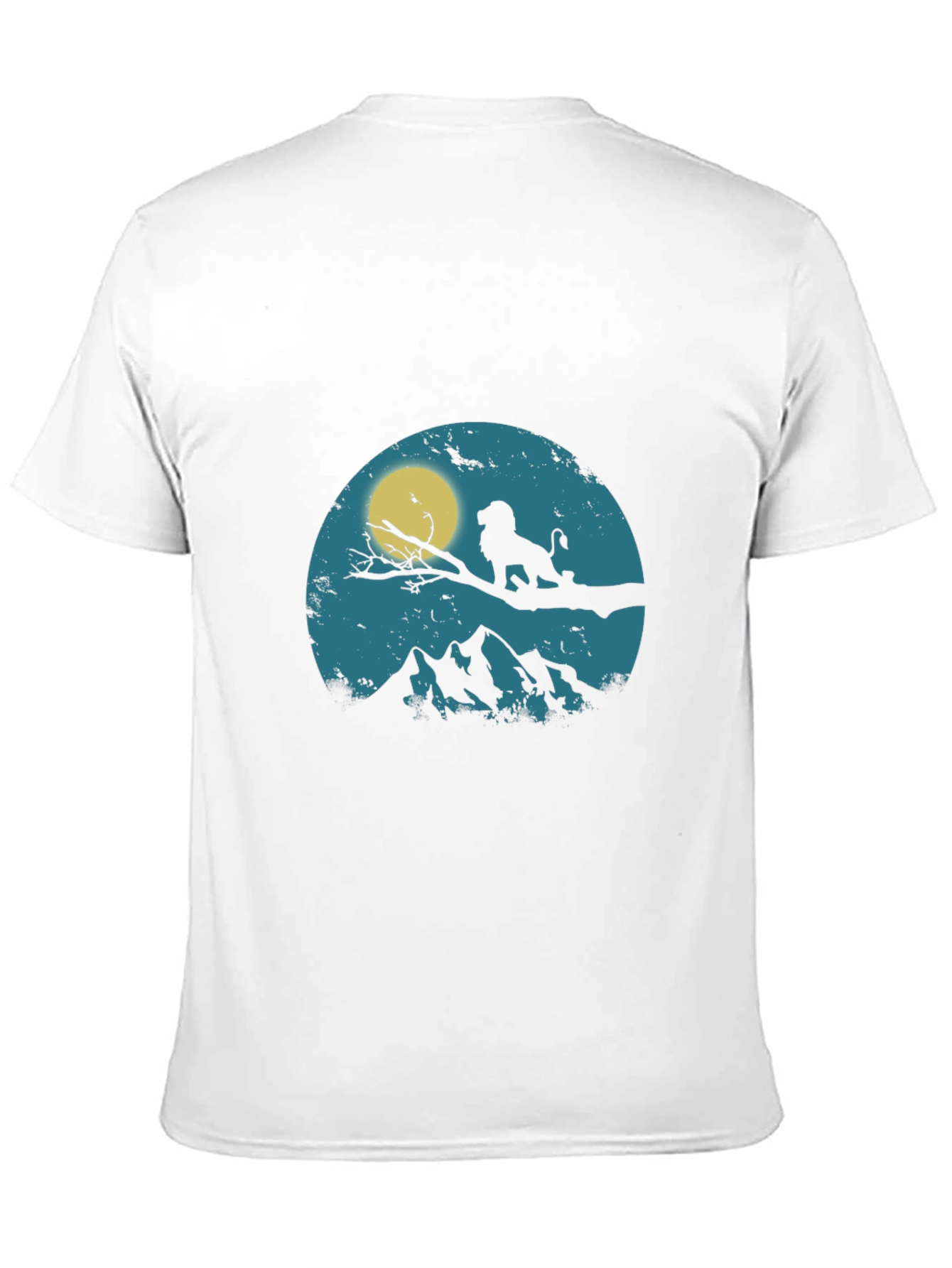 Lion King Silhouette Graphic T-Shirt