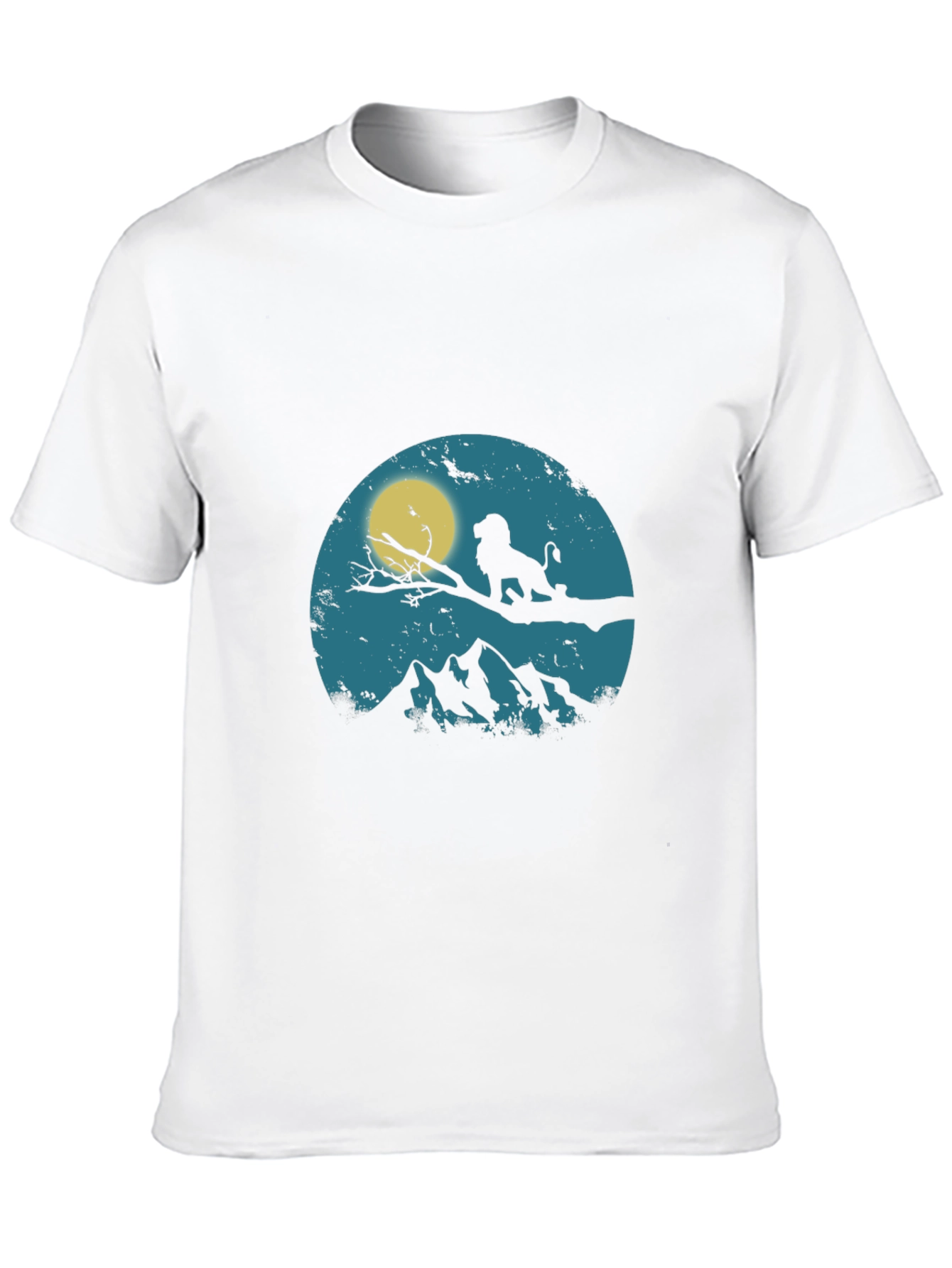 Lion King Silhouette Graphic T-Shirt