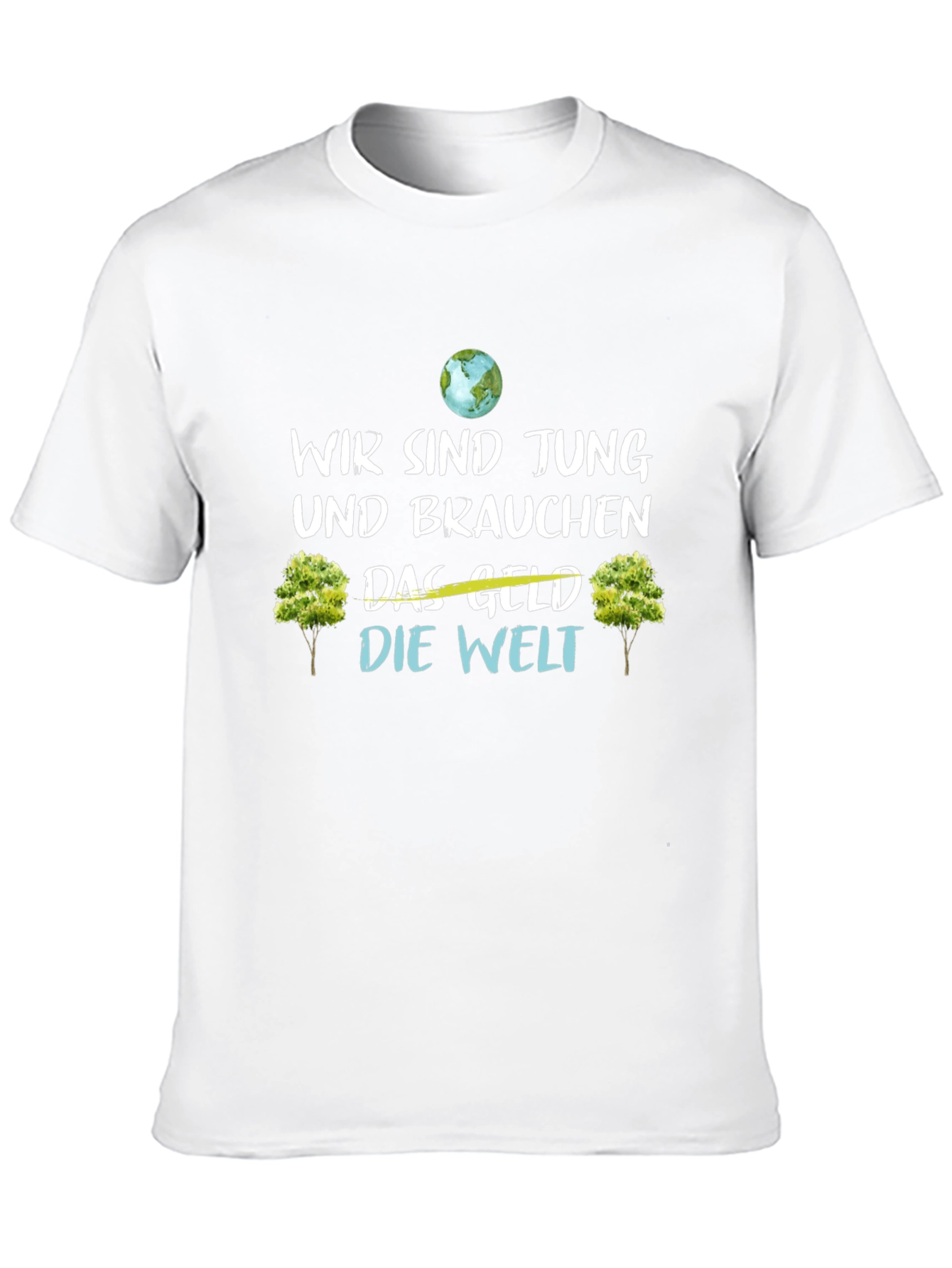 Eco-Conscious Wir Sind Jung Graphic Tee