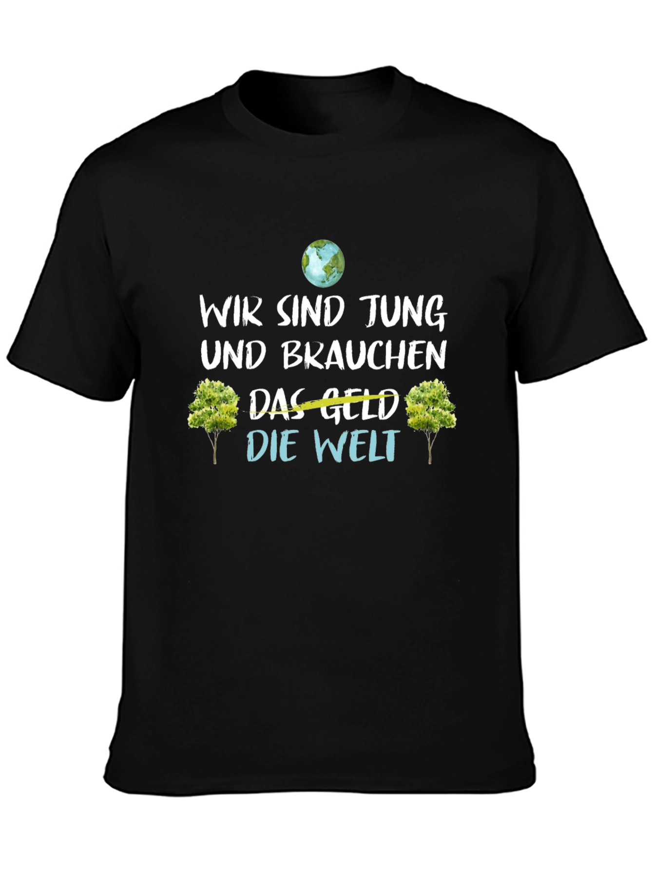 Eco-Conscious Wir Sind Jung Graphic Tee