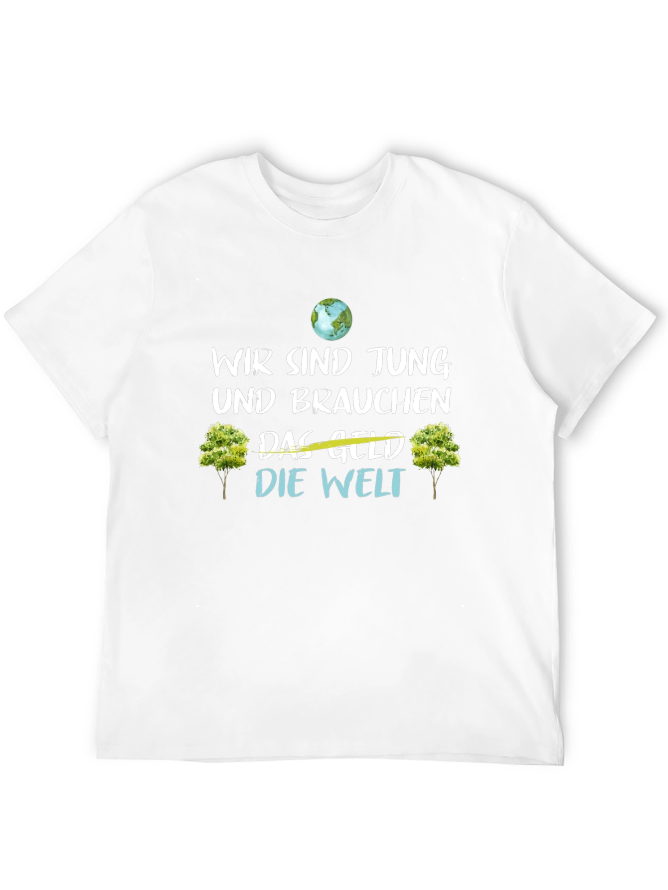 Eco-Conscious Wir Sind Jung Graphic Tee