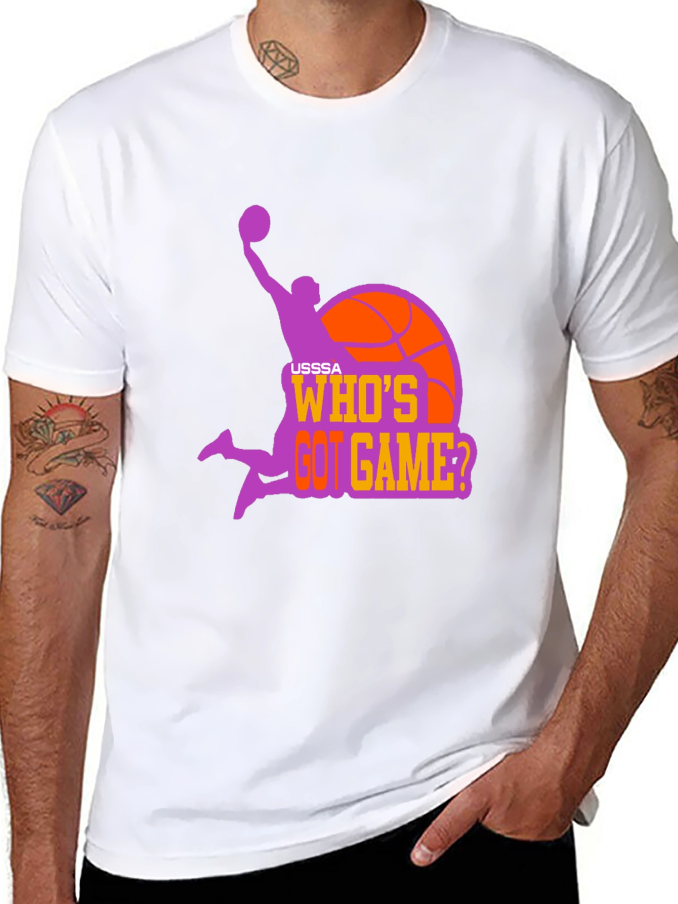 USSSA Whos Got Game Basketball Graphic Tee