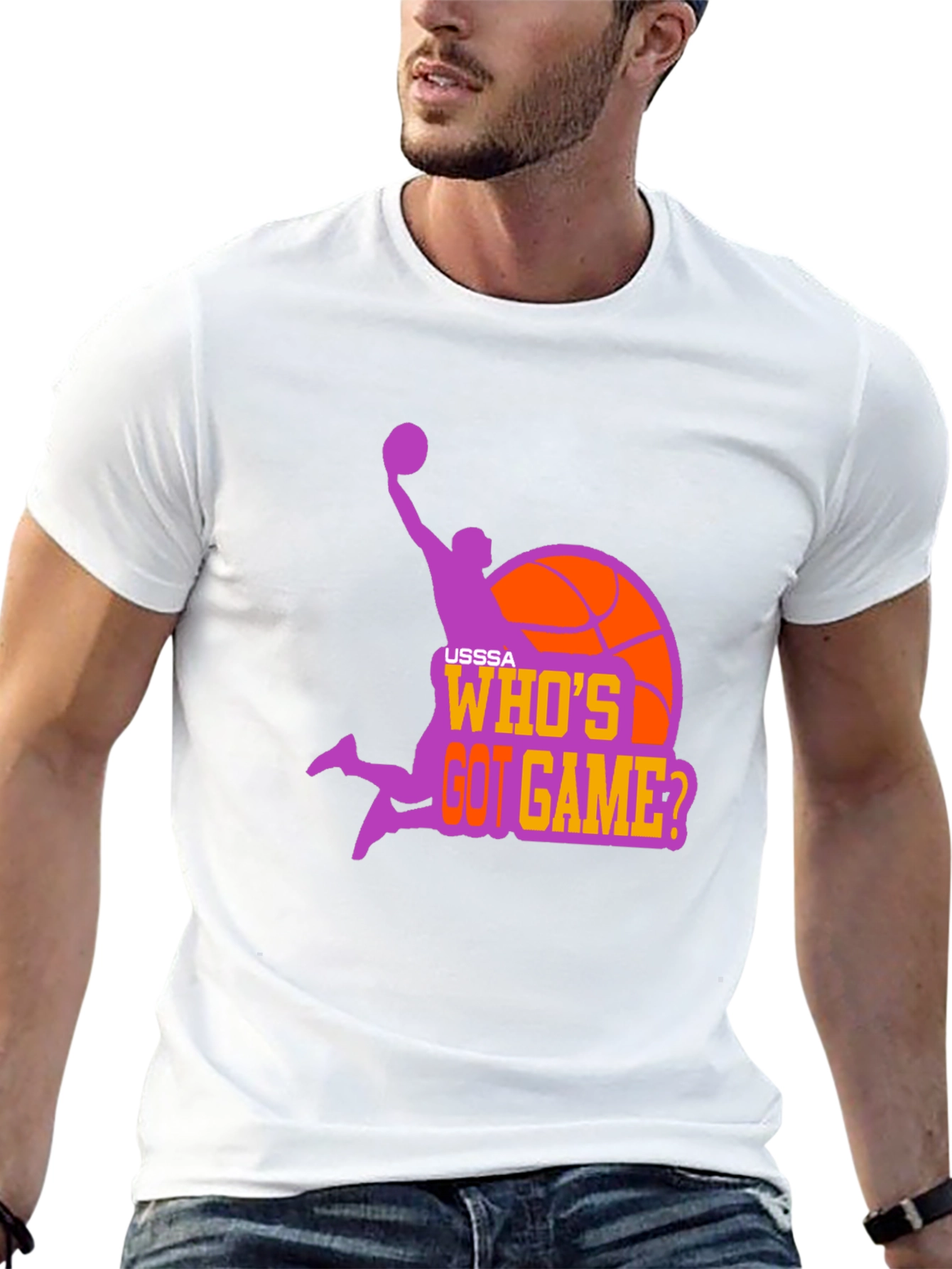 USSSA Whos Got Game Basketball Graphic Tee