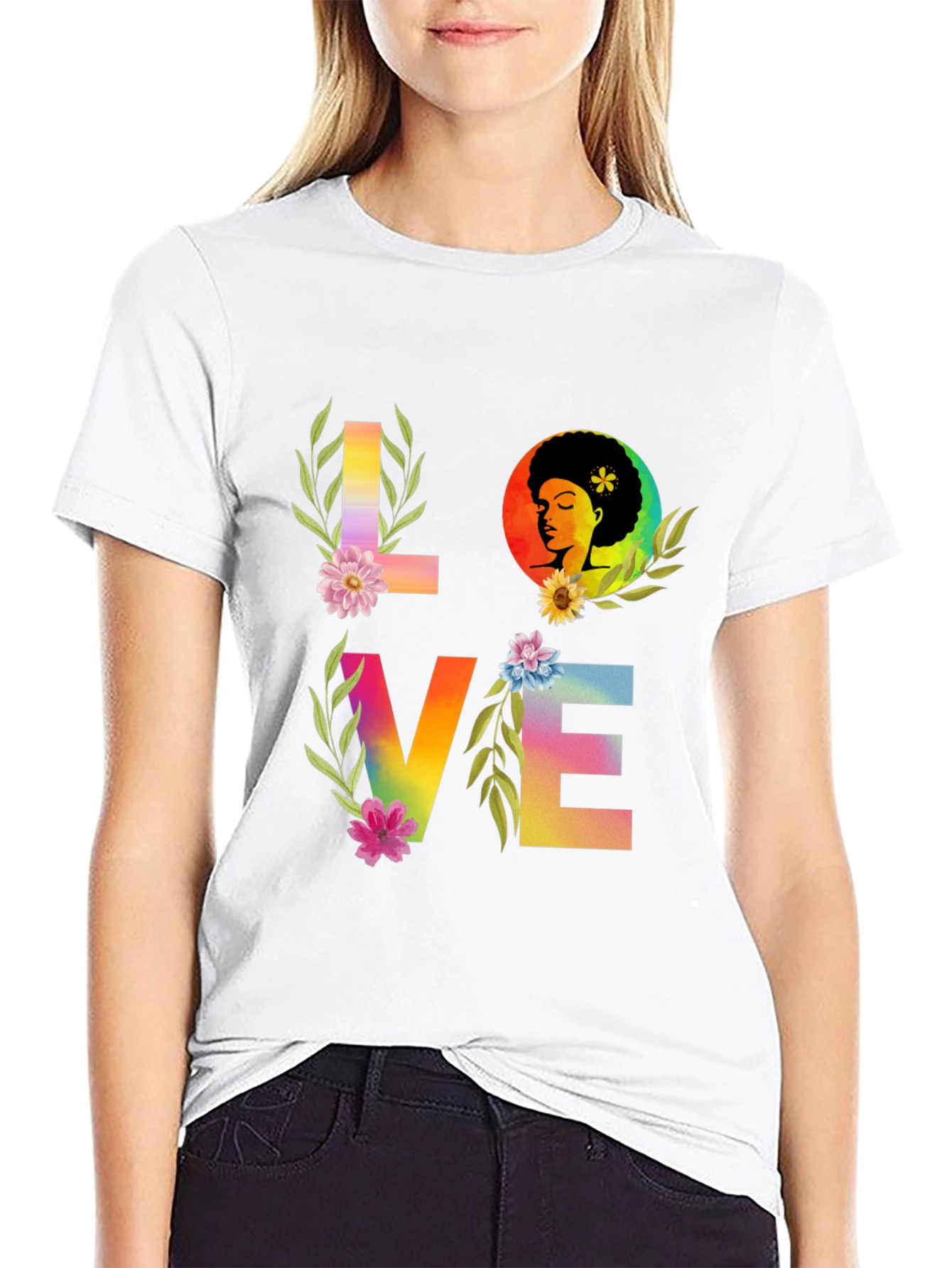 Love Rainbow Graphic T-Shirt