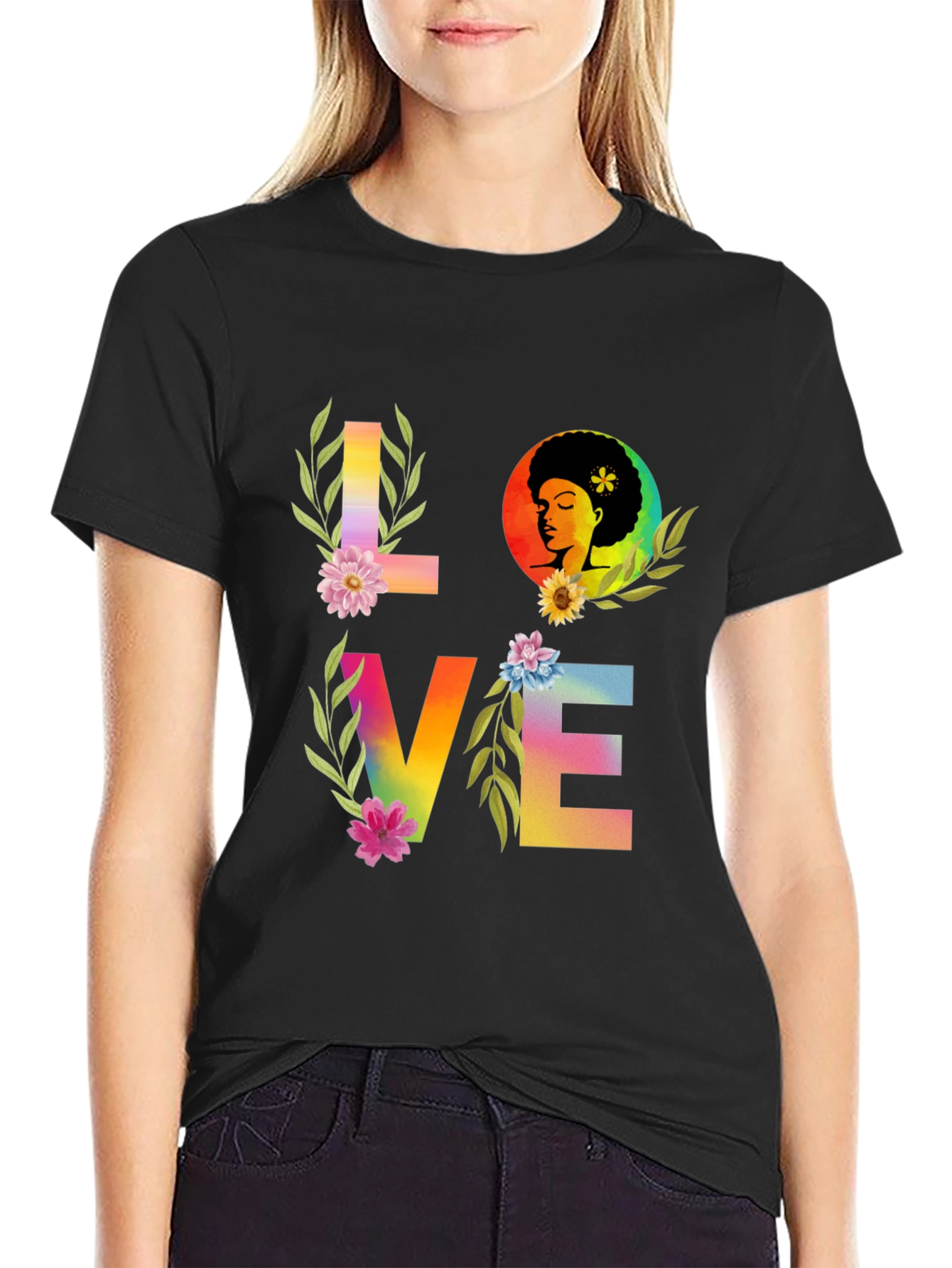 Love Rainbow Graphic T-Shirt