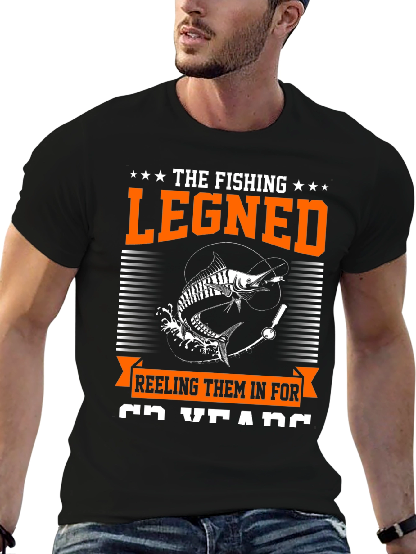 The Fishing Legend Graphic Tee