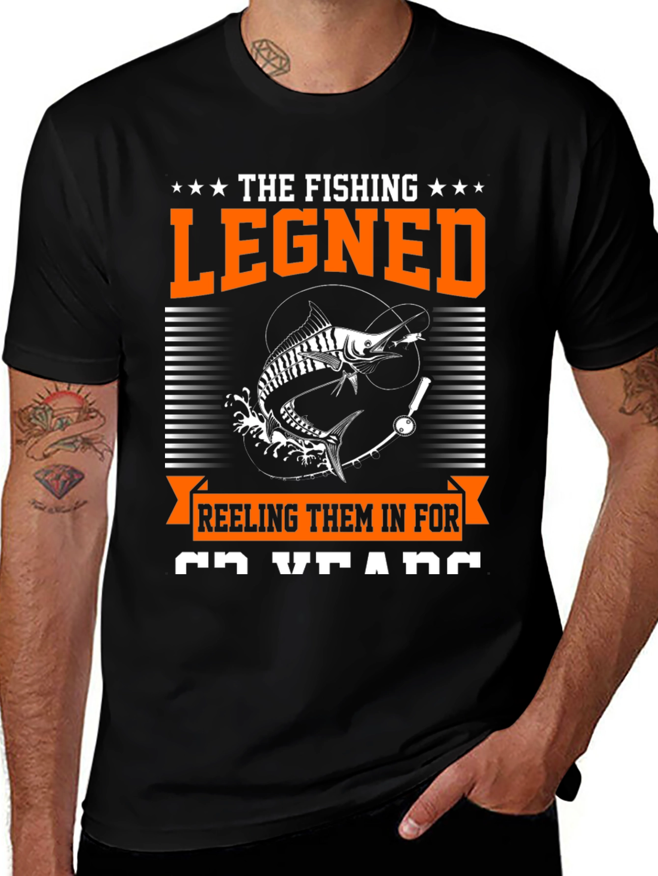 The Fishing Legend Graphic Tee