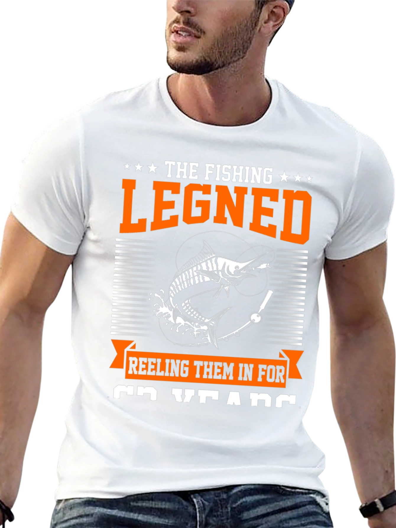 The Fishing Legend Graphic Tee